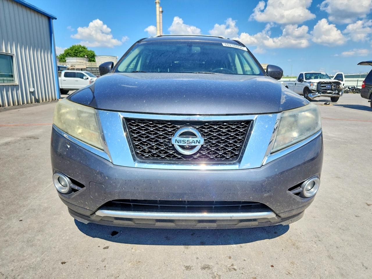 2013 Nissan Pathfinder S/sv/sl/platinum Gray vin: 5N1AR2MN9DC624682