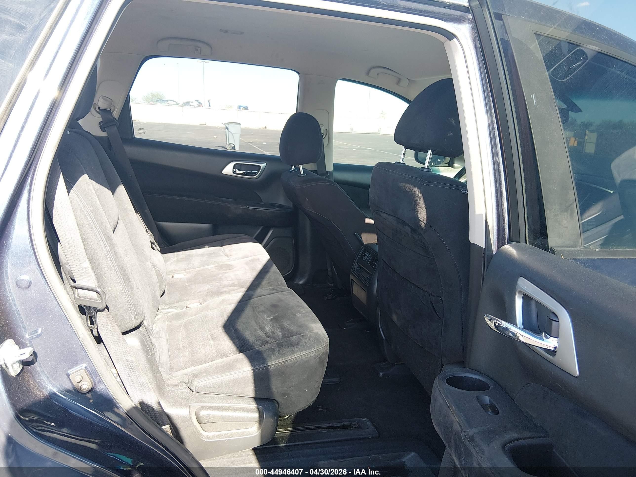 2013 Nissan Pathfinder Sv Blue vin: 5N1AR2MN9DC642406
