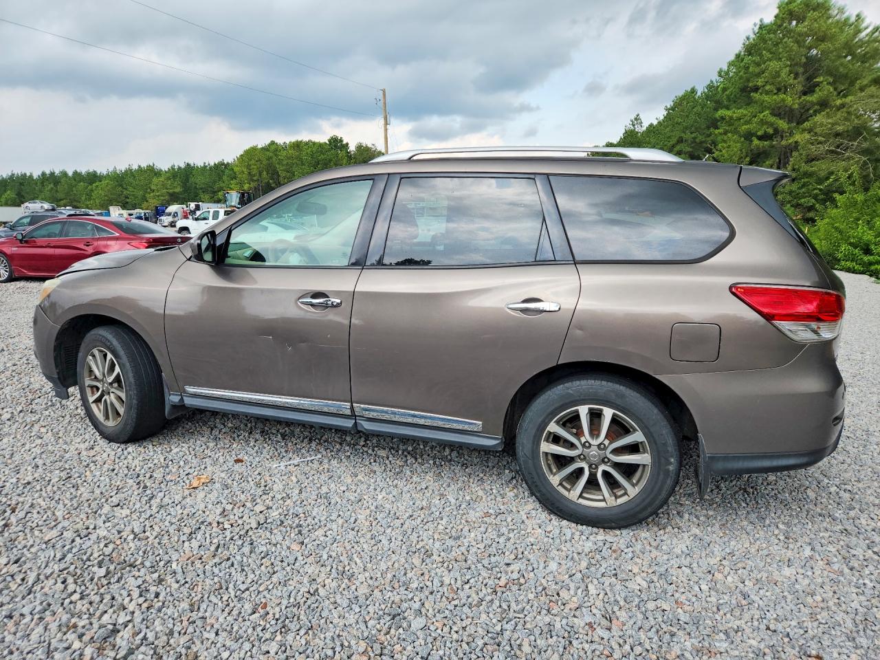 2013 Nissan Pathfinder S Tan vin: 5N1AR2MN9DC666849