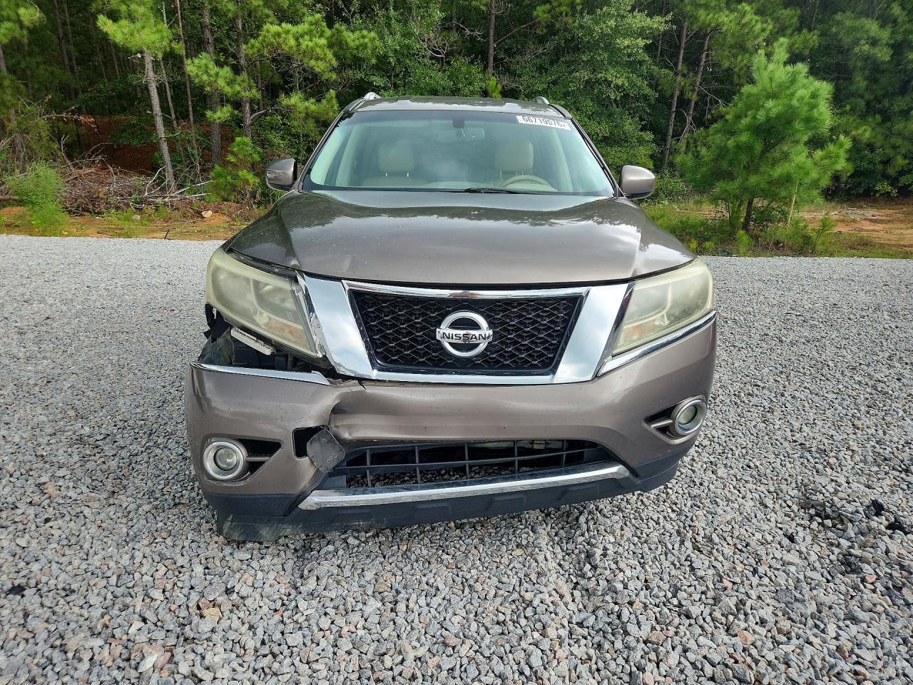 2013 Nissan Pathfinder S Tan vin: 5N1AR2MN9DC666849