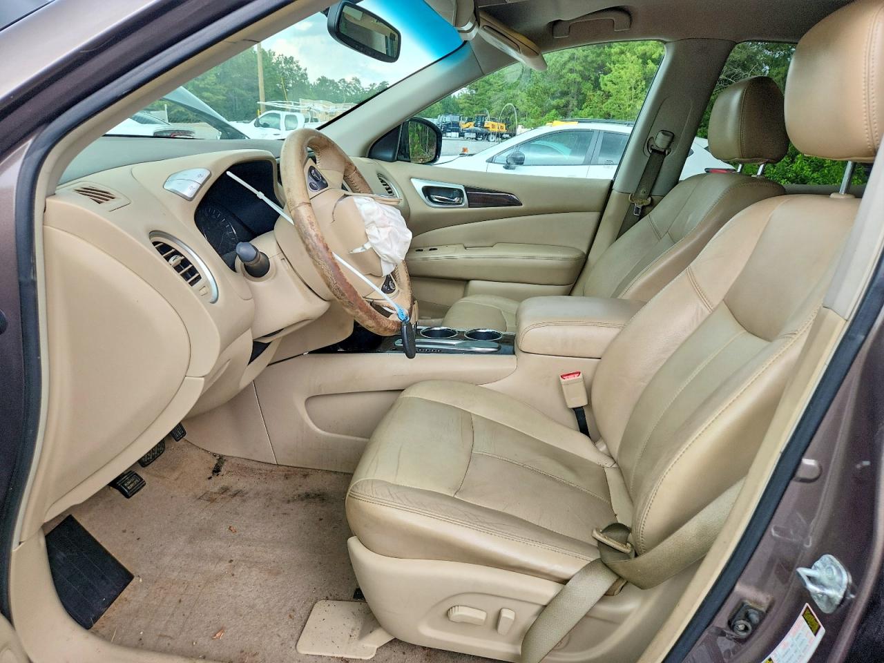 2013 Nissan Pathfinder S Tan vin: 5N1AR2MN9DC666849