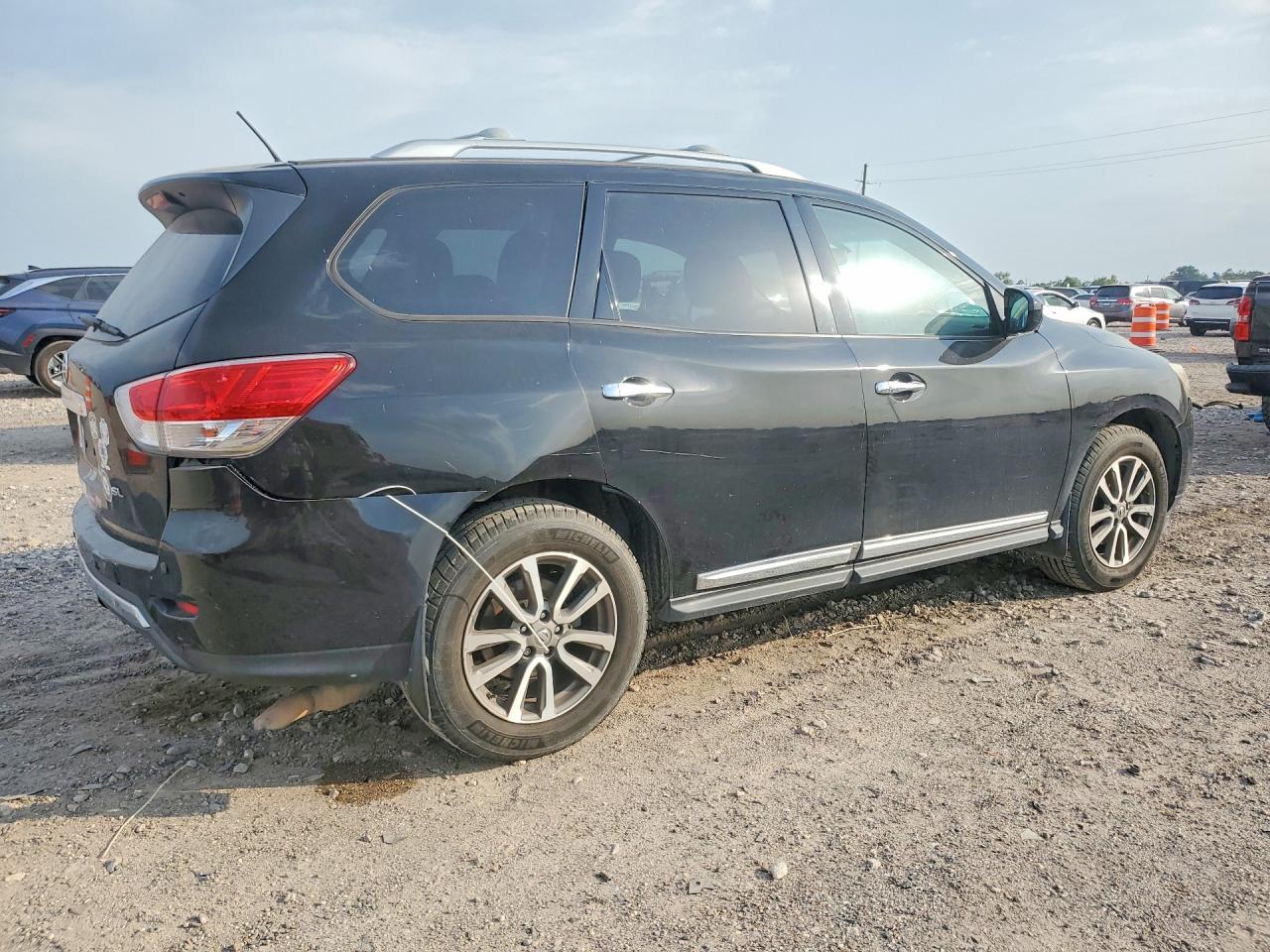 2013 Nissan Pathfinder S Black vin: 5N1AR2MN9DC669055