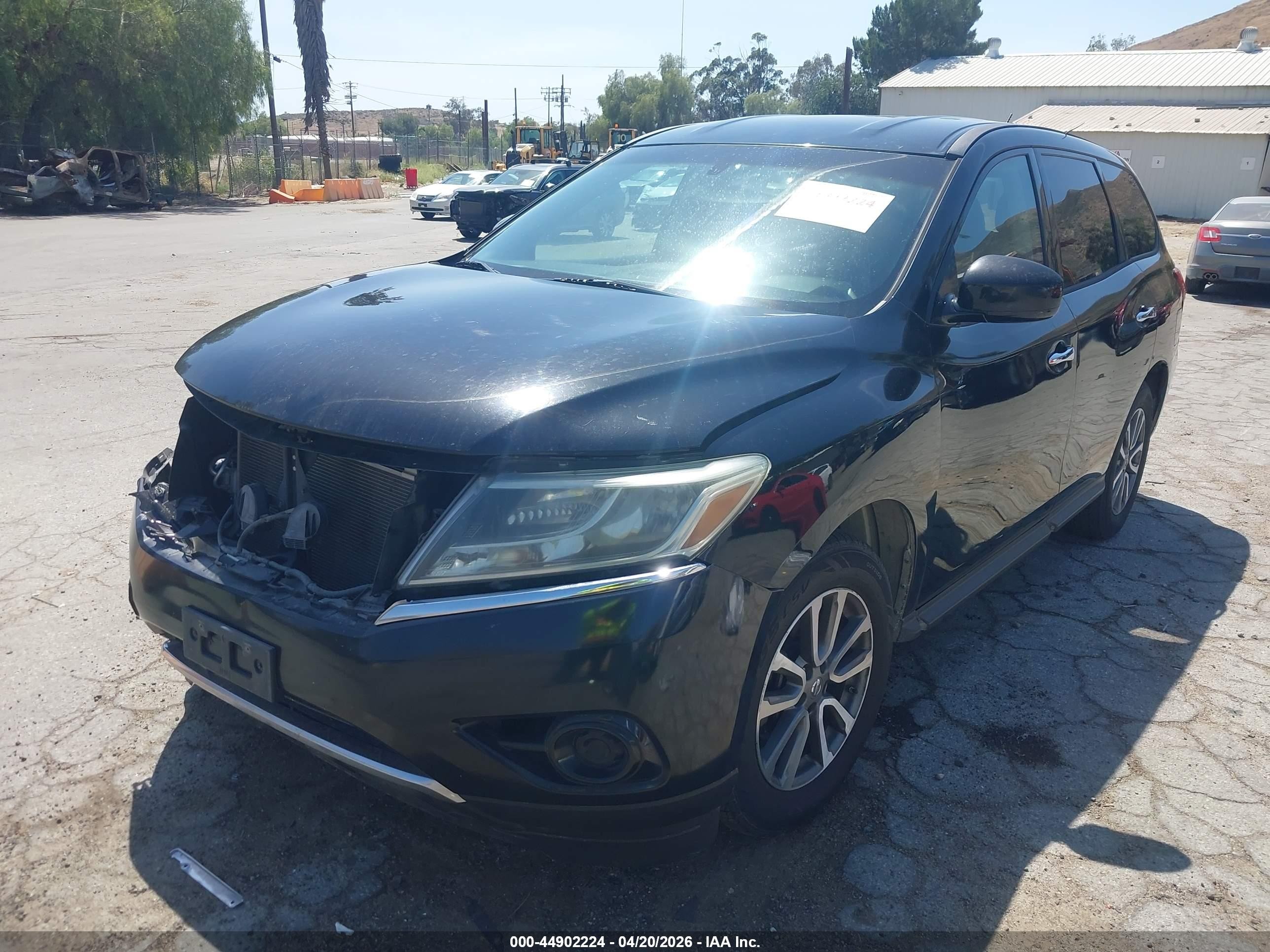 2013 Nissan Pathfinder S Black vin: 5N1AR2MN9DC669606