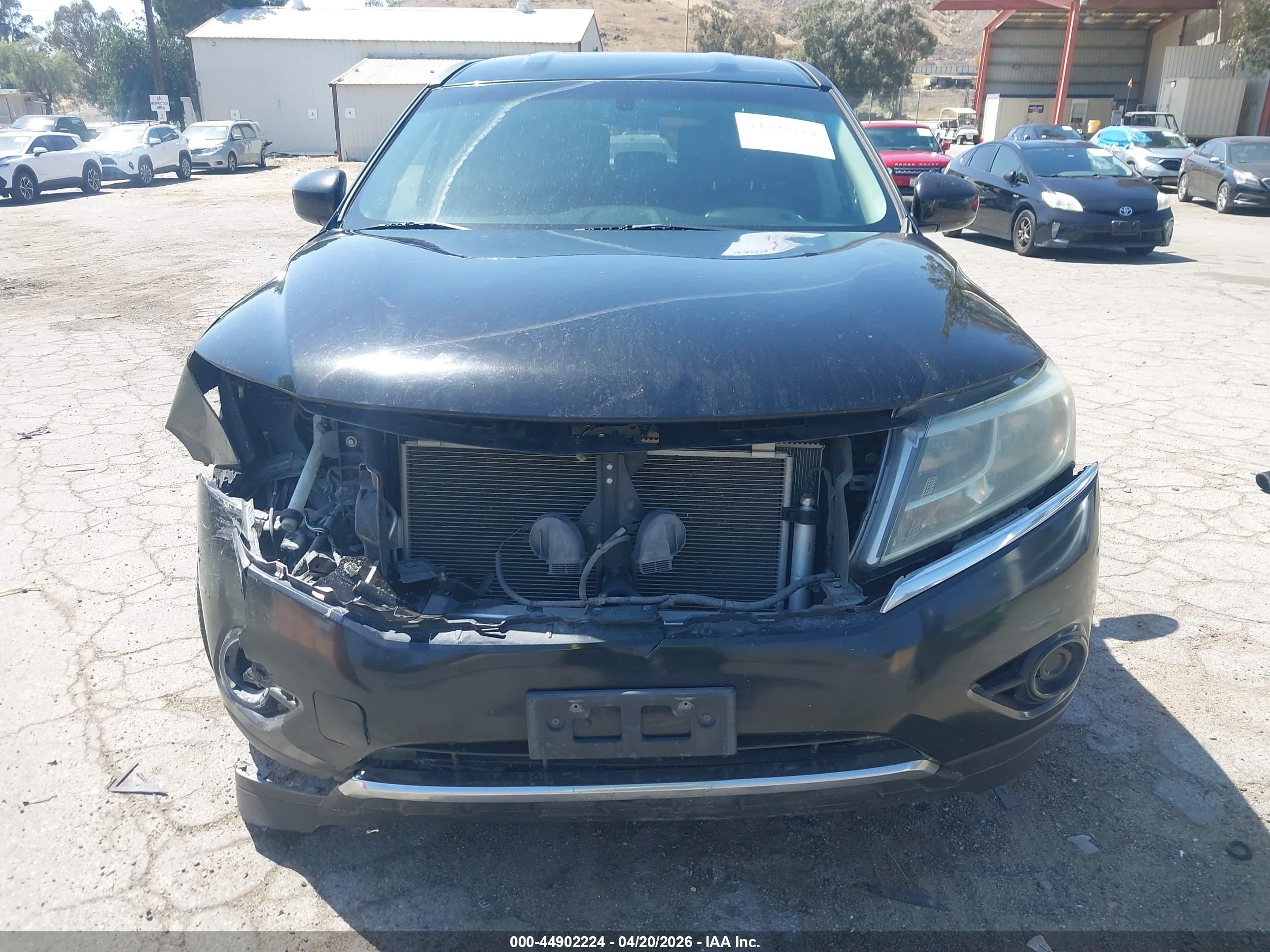 2013 Nissan Pathfinder S Black vin: 5N1AR2MN9DC669606