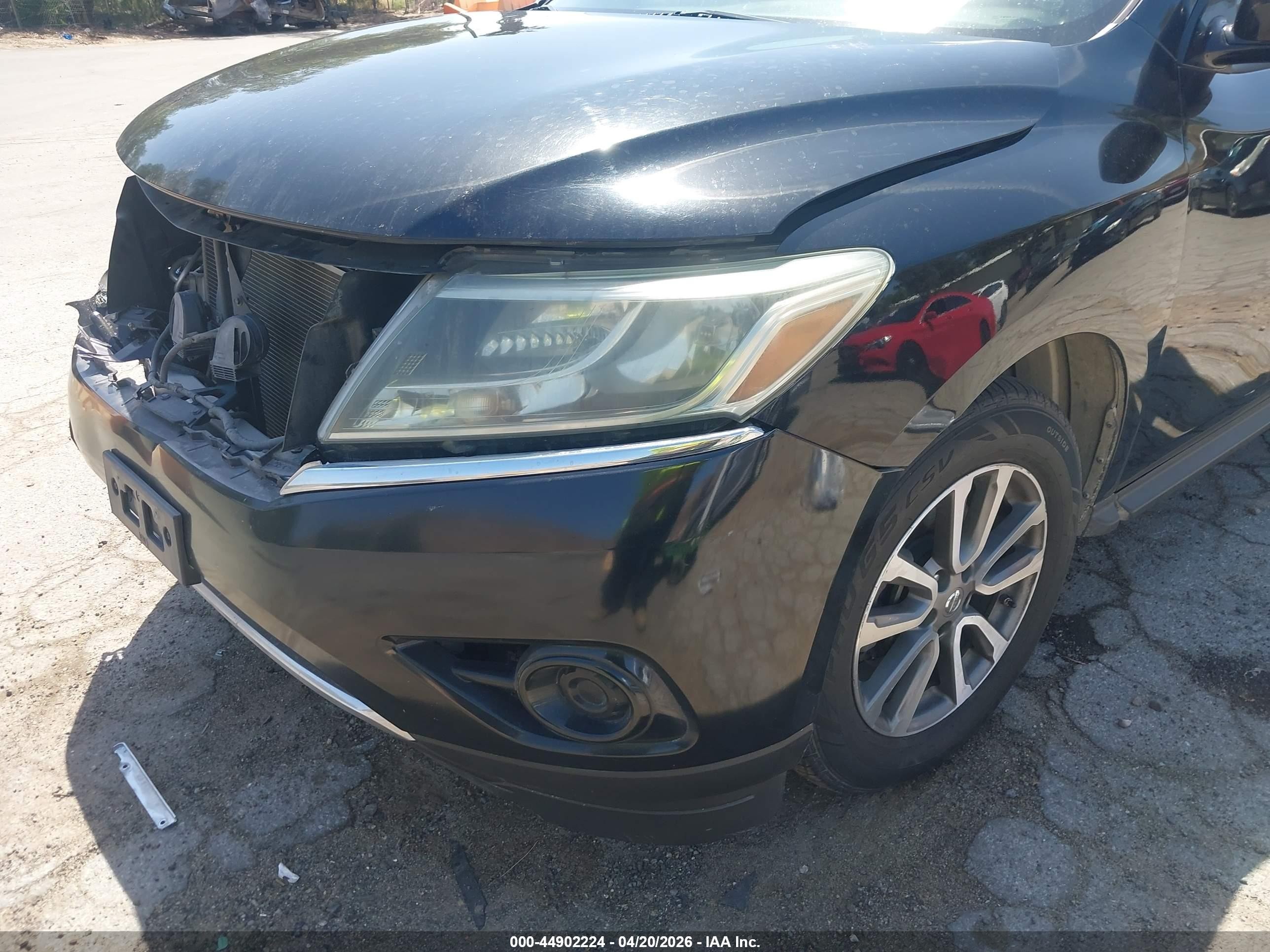 2013 Nissan Pathfinder S Black vin: 5N1AR2MN9DC669606