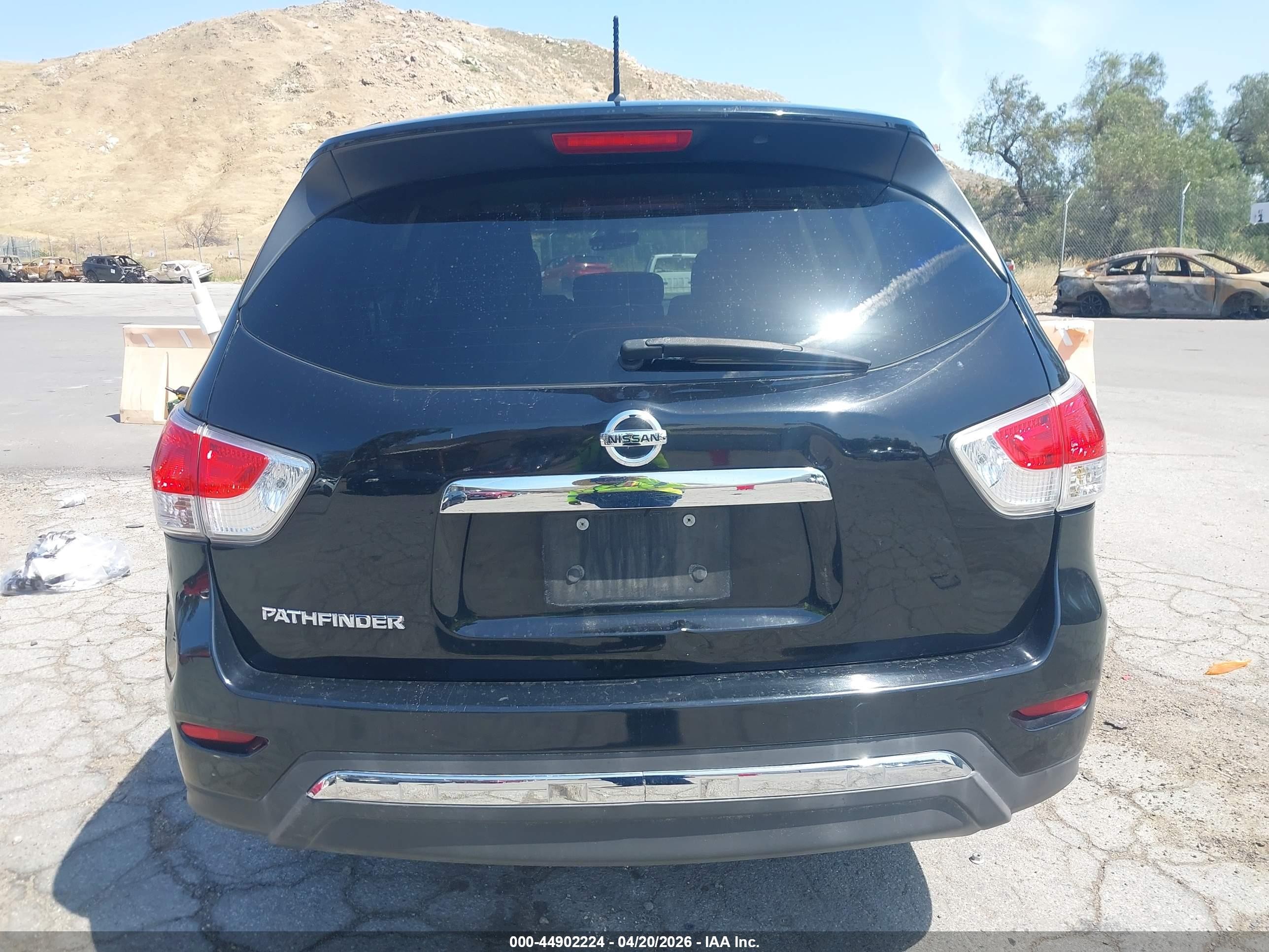 2013 Nissan Pathfinder S Black vin: 5N1AR2MN9DC669606