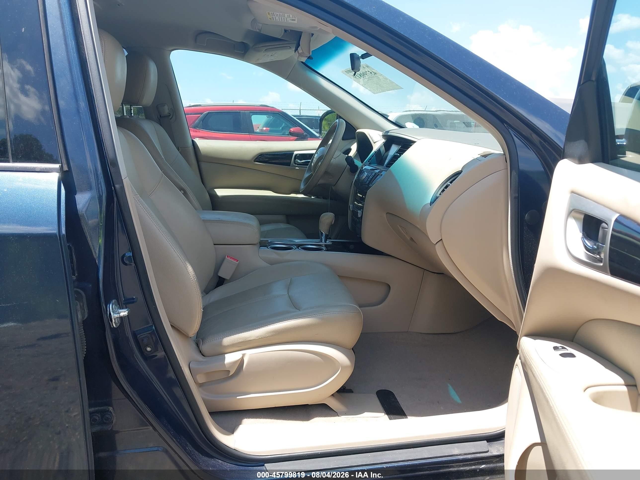 2013 Nissan Pathfinder S Blue vin: 5N1AR2MN9DC670934