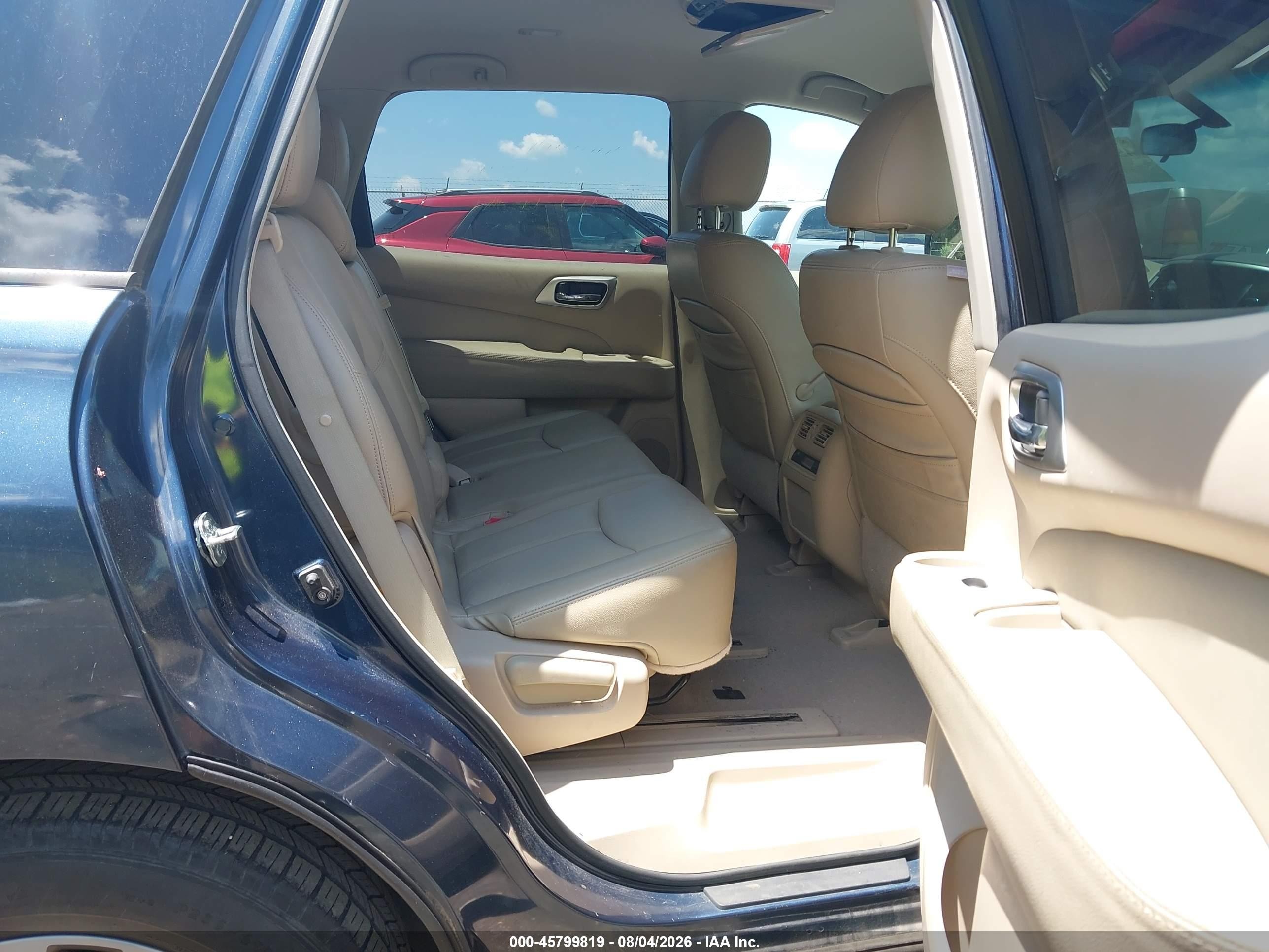 2013 Nissan Pathfinder S Blue vin: 5N1AR2MN9DC670934