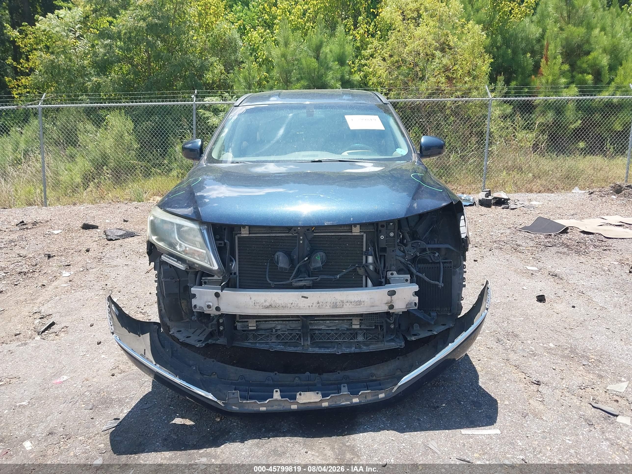 2013 Nissan Pathfinder S Blue vin: 5N1AR2MN9DC670934