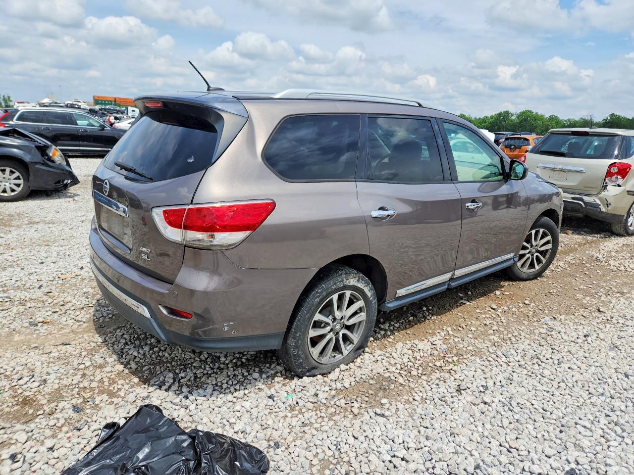 2013 Nissan Pathfinder S Gray vin: 5N1AR2MN9DC671288