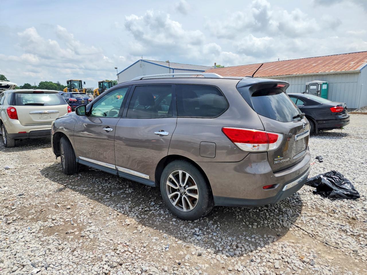 2013 Nissan Pathfinder S Gray vin: 5N1AR2MN9DC671288