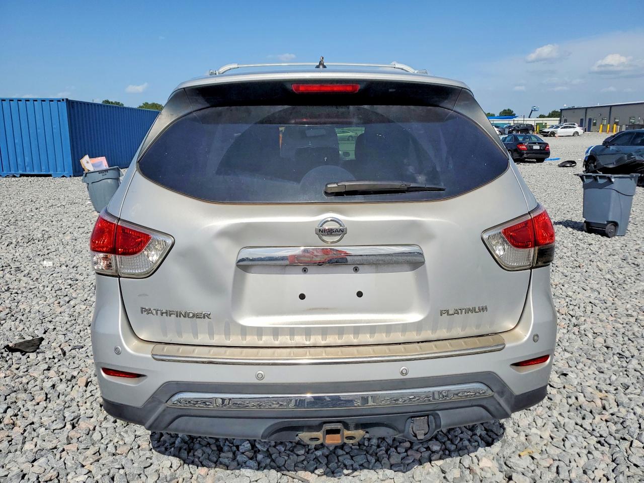 2013 Nissan Pathfinder S Silver vin: 5N1AR2MN9DC679472