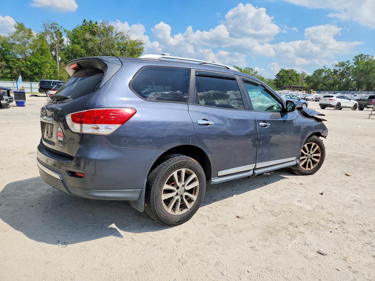 2013 Nissan Pathfinder S Gray vin: 5N1AR2MN9DC683800