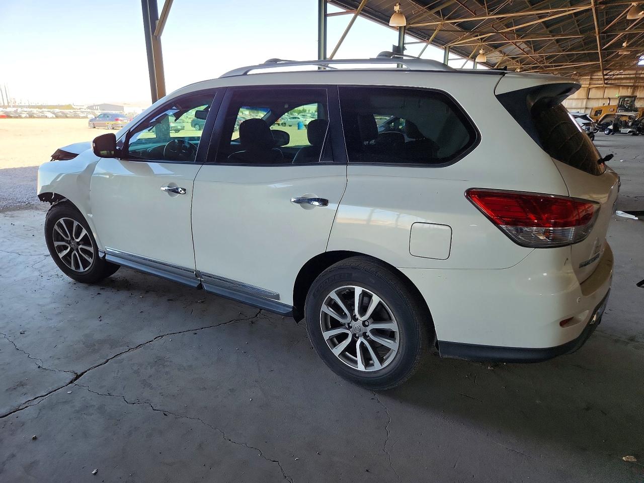 2014 Nissan Pathfinder Sl White vin: 5N1AR2MN9EC618768