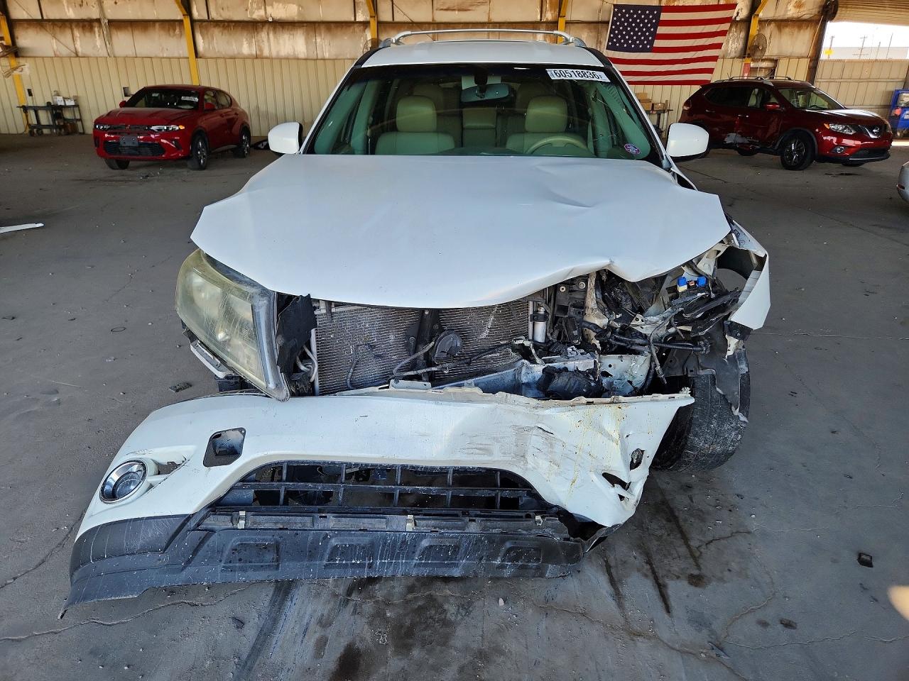 2014 Nissan Pathfinder Sl White vin: 5N1AR2MN9EC618768
