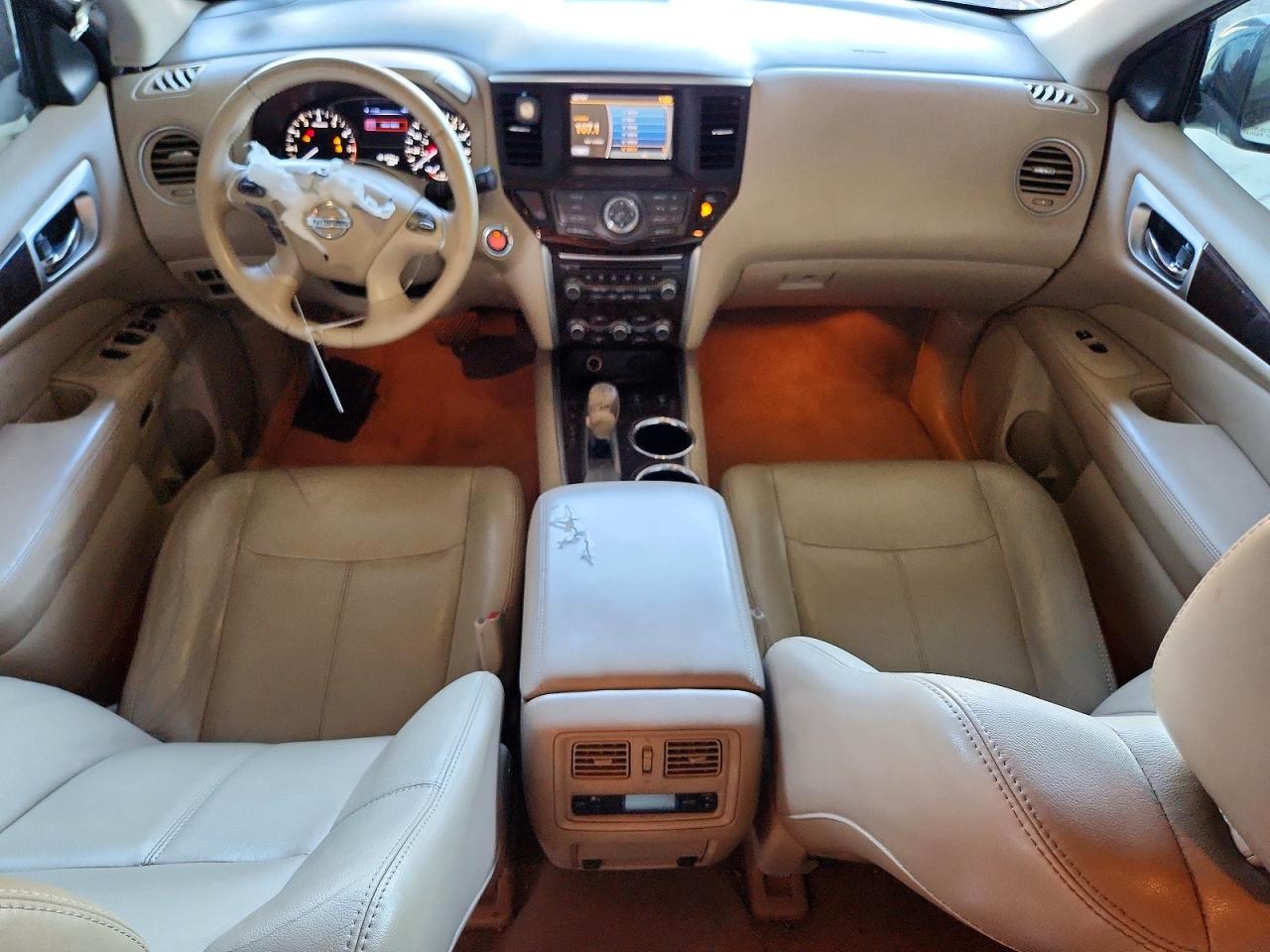 2014 Nissan Pathfinder Sl White vin: 5N1AR2MN9EC618768