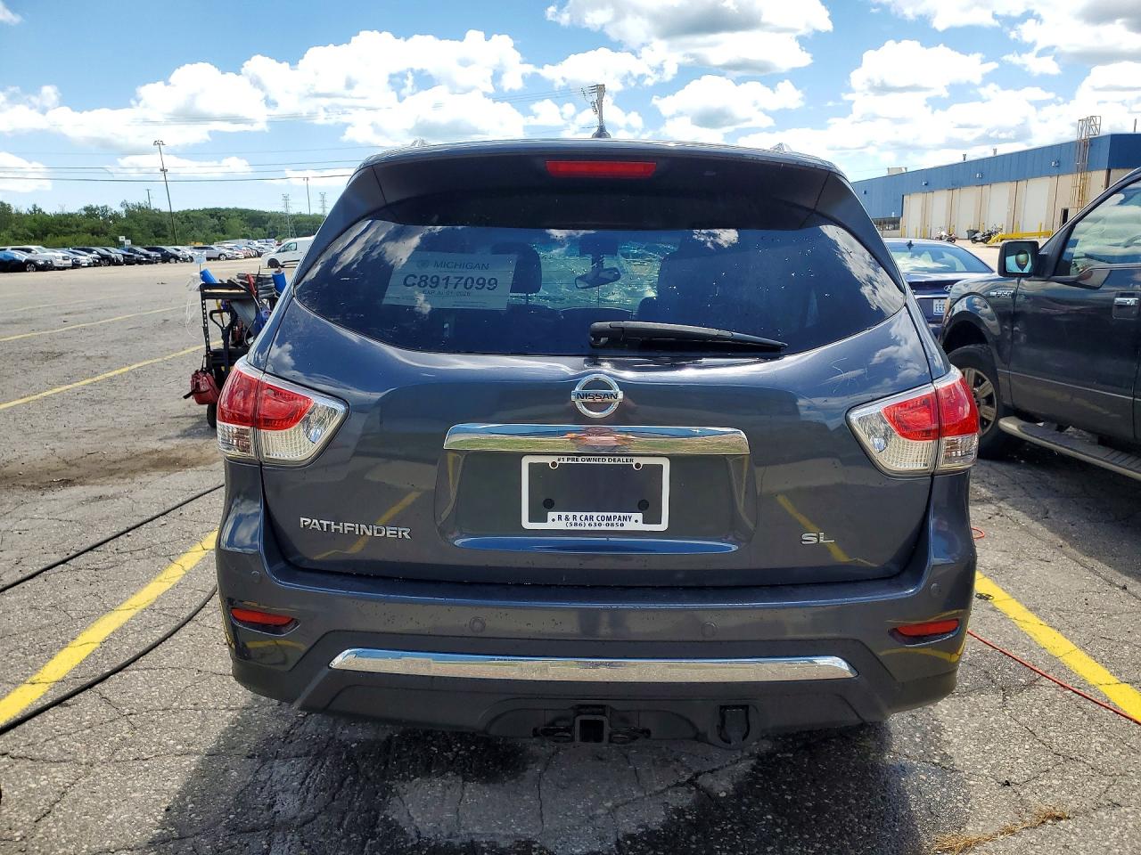 2014 Nissan Pathfinder S Gray vin: 5N1AR2MN9EC627602