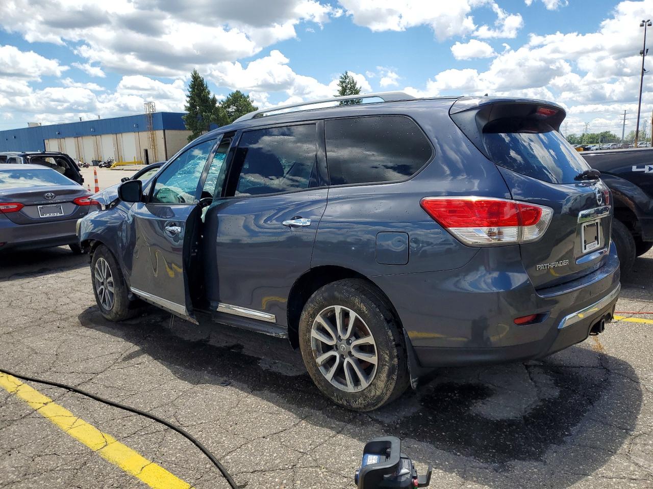 2014 Nissan Pathfinder S Gray vin: 5N1AR2MN9EC627602