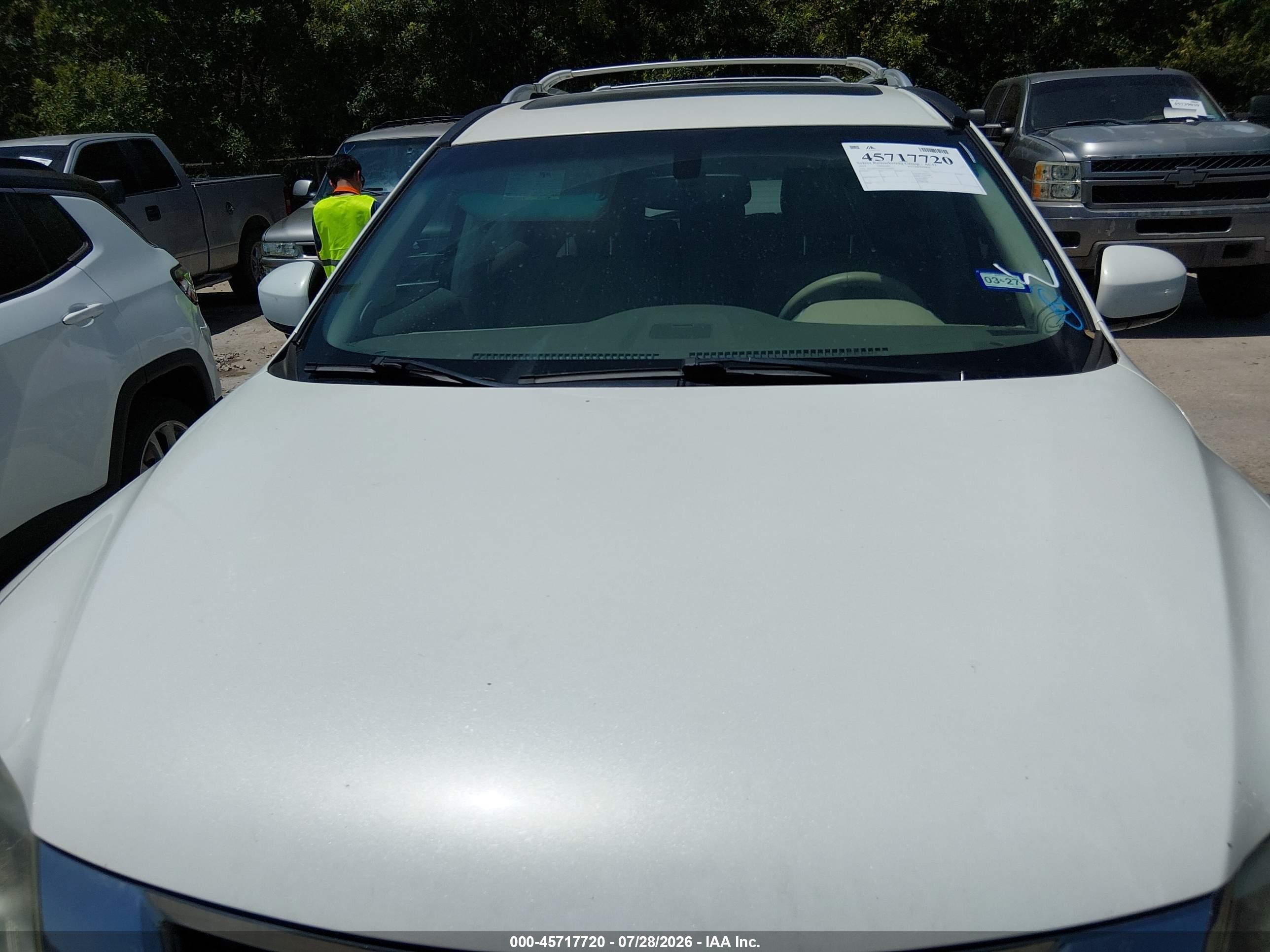 2014 Nissan Pathfinder Sl White vin: 5N1AR2MN9EC640964