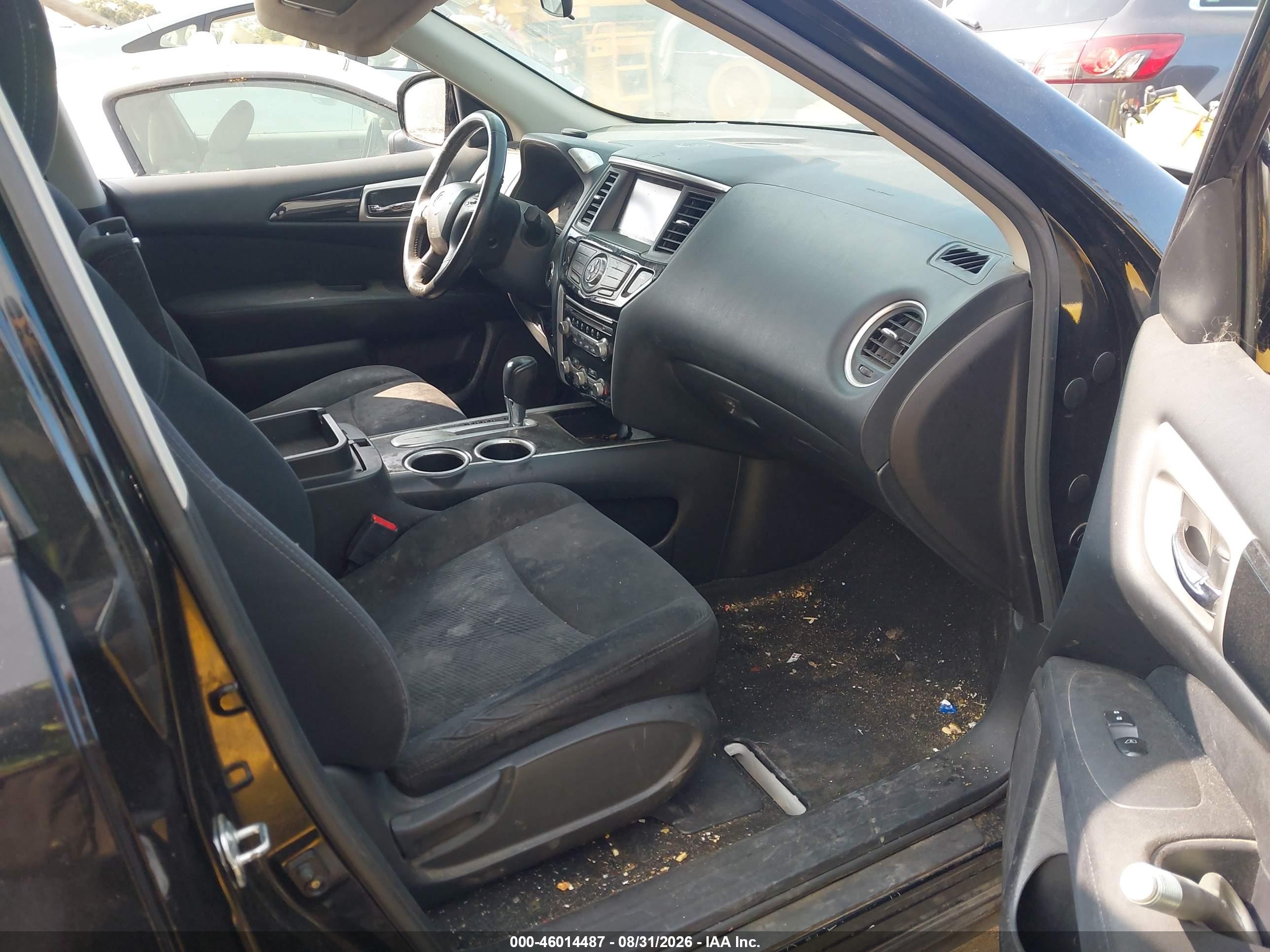 2014 Nissan Pathfinder Sv Белый vin: 5N1AR2MN9EC672006