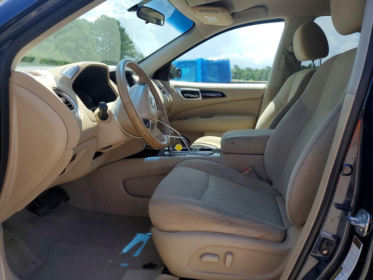 2014 Nissan Pathfinder Sv Blue vin: 5N1AR2MN9EC685175