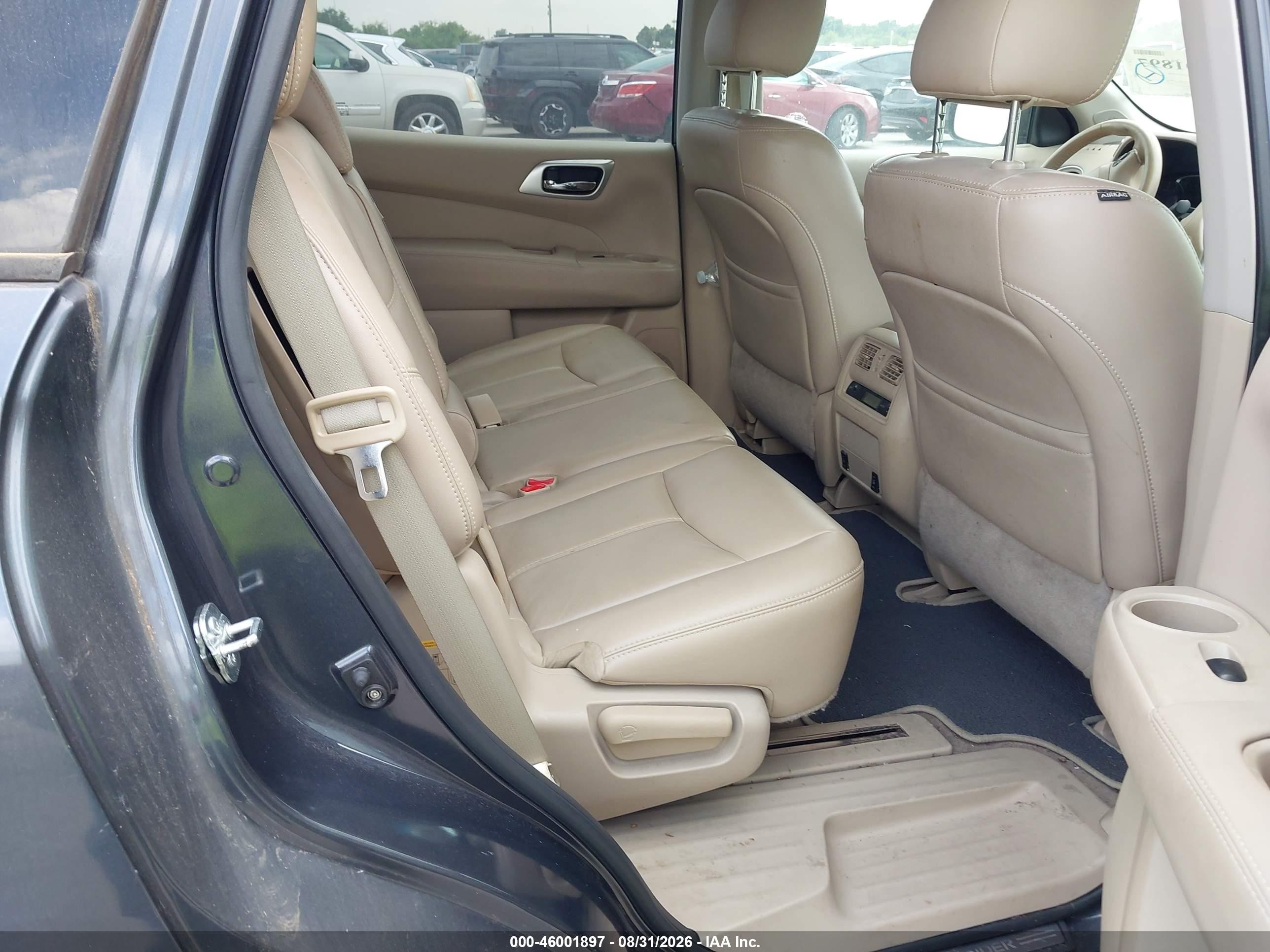 2014 Nissan Pathfinder Sl Gray vin: 5N1AR2MN9EC686956