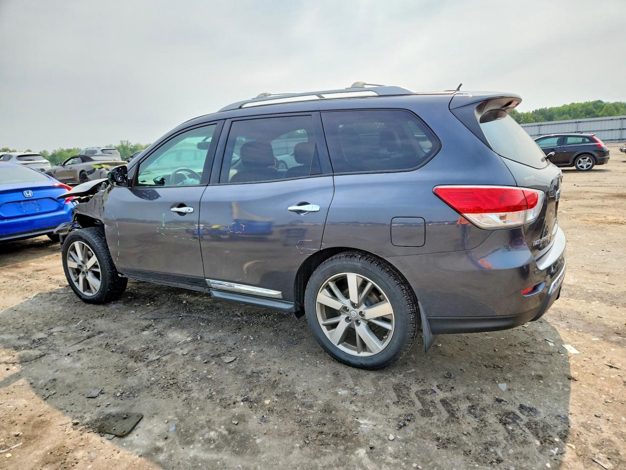 2014 Nissan Pathfinder S Gray vin: 5N1AR2MN9EC699030