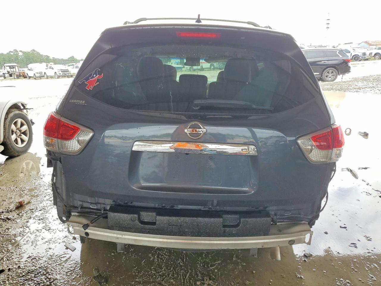 2014 Nissan Pathfinder Sv Gray vin: 5N1AR2MN9EC706560