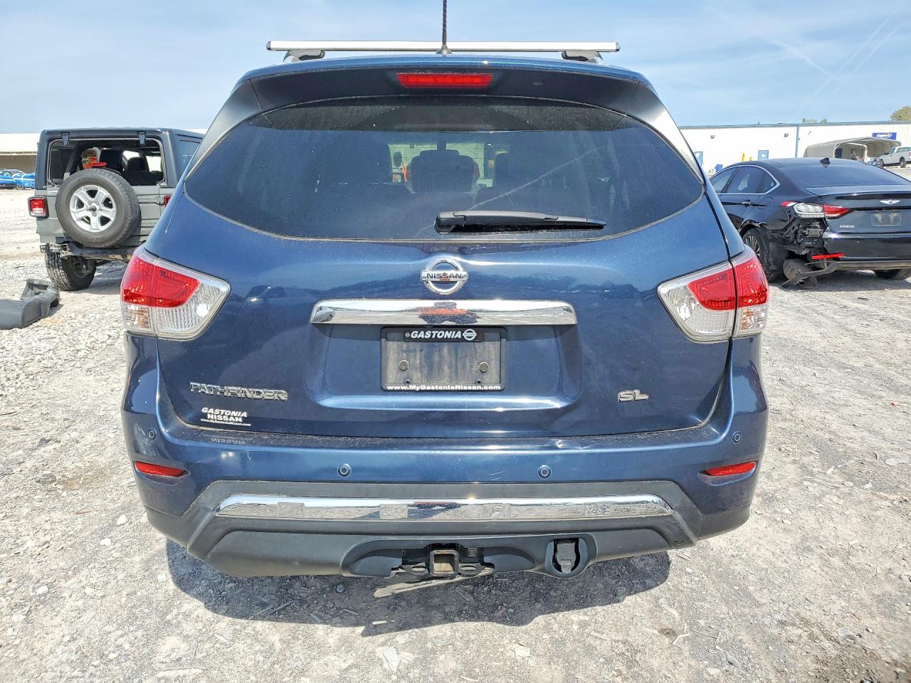 2014 Nissan Pathfinder Sl Blue vin: 5N1AR2MN9EC725562