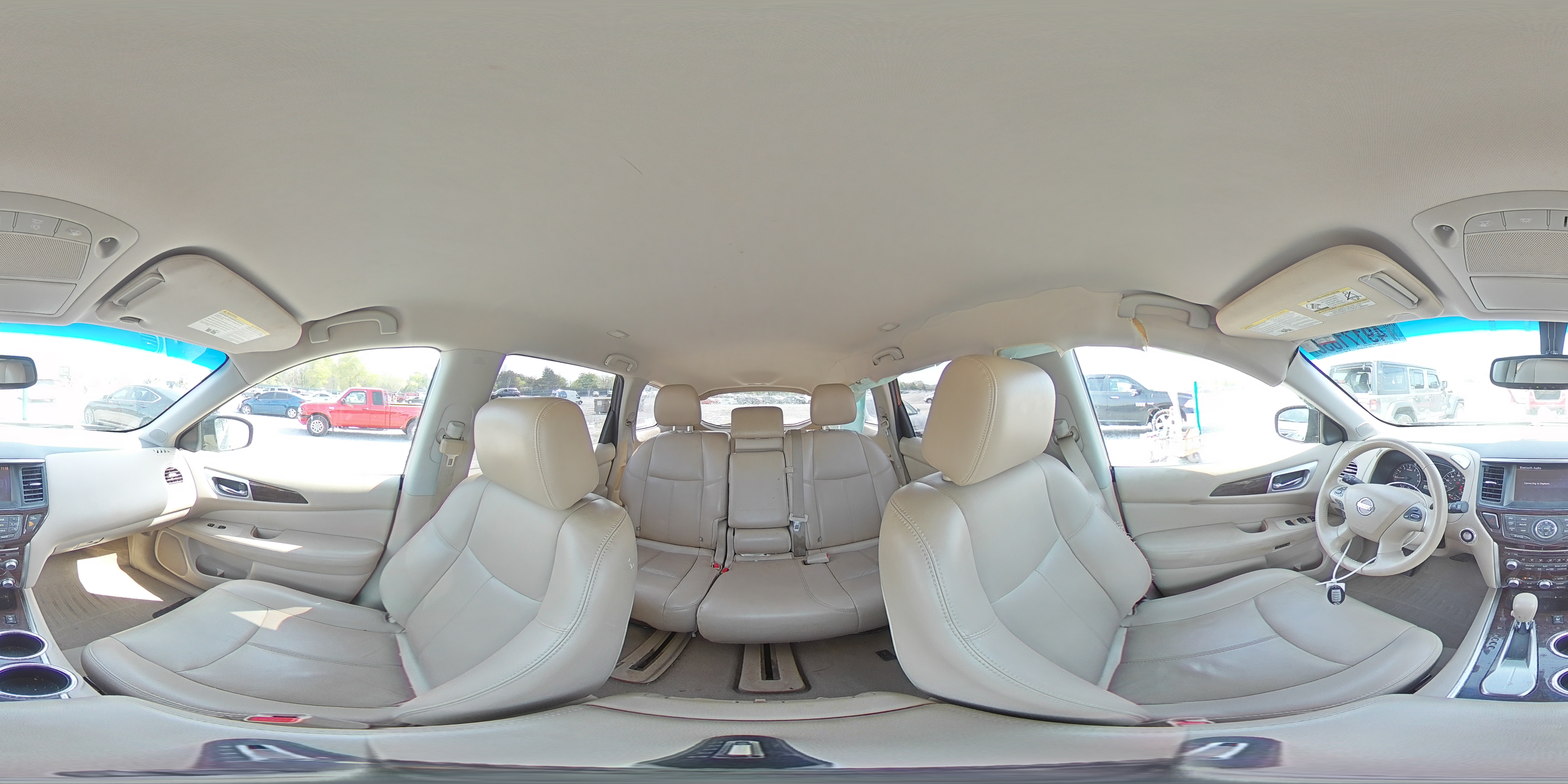 2014 Nissan Pathfinder Sl Blue vin: 5N1AR2MN9EC725562