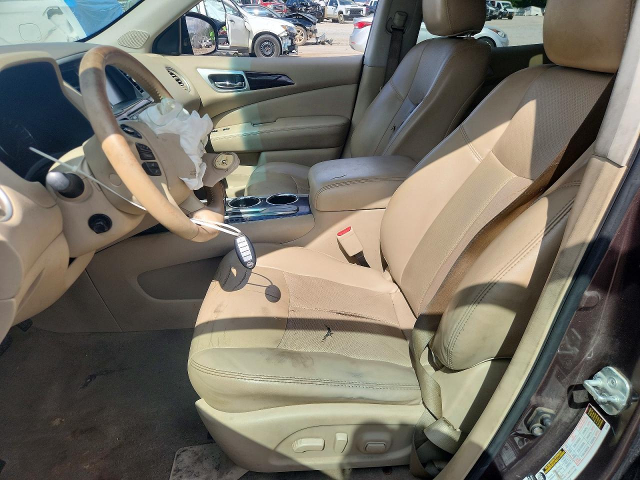 2015 Nissan Pathfinder Platinum Коричневый vin: 5N1AR2MN9FC606184
