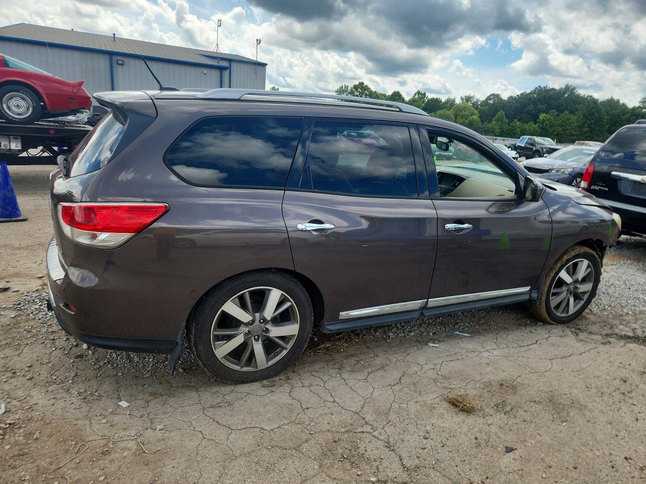 2015 Nissan Pathfinder Platinum Коричневый vin: 5N1AR2MN9FC606184