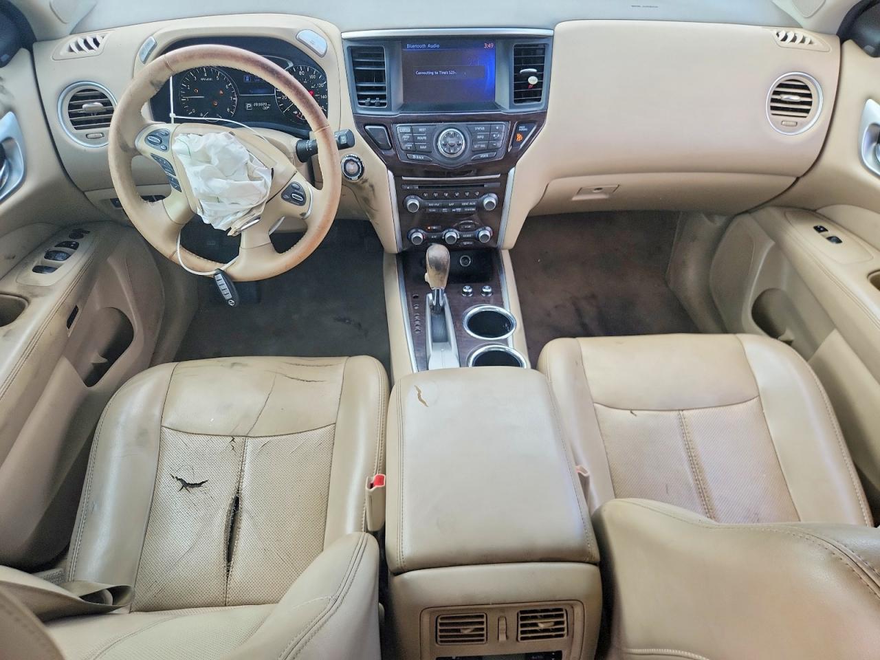 2015 Nissan Pathfinder Platinum Коричневый vin: 5N1AR2MN9FC606184