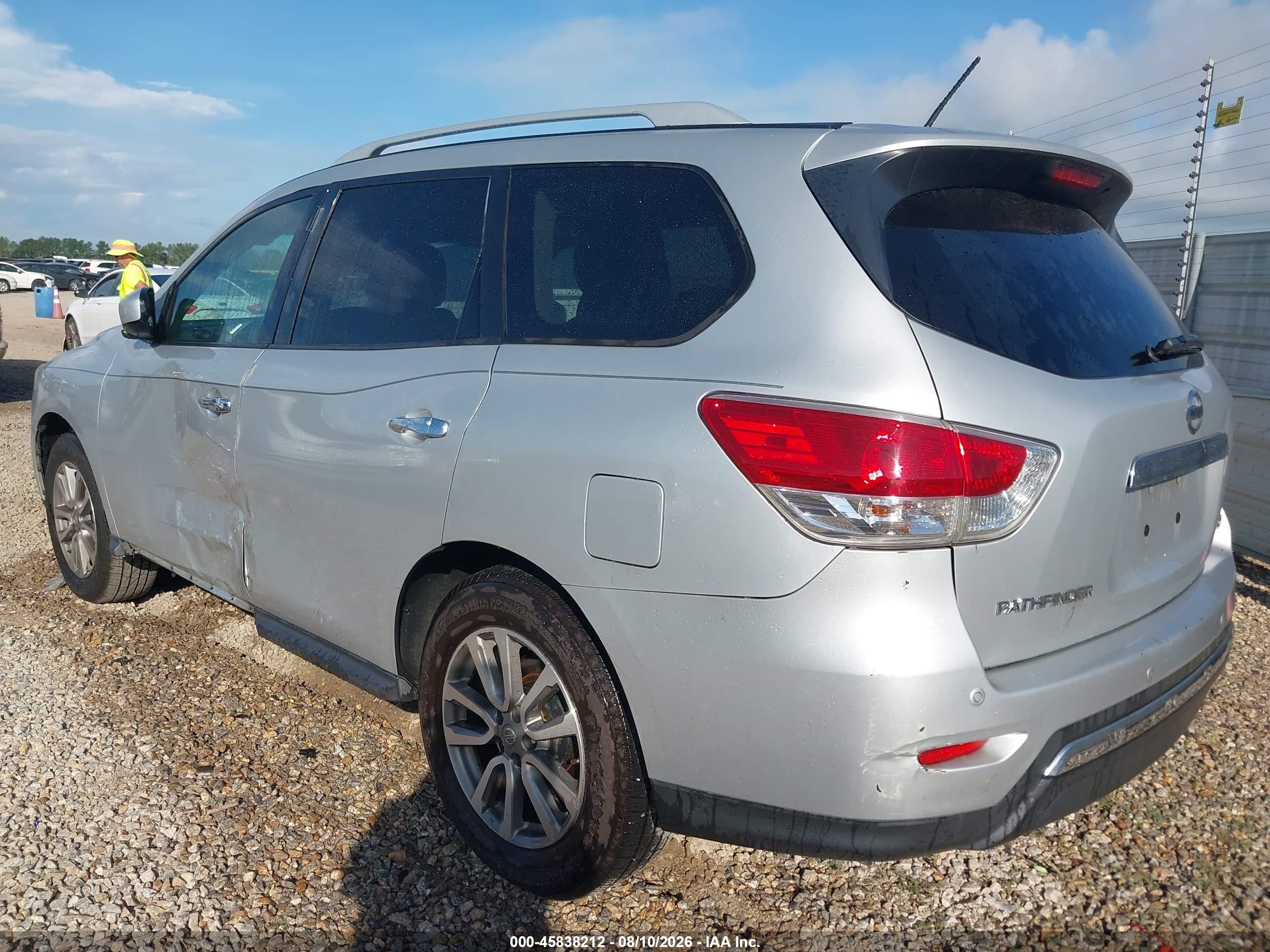 2015 Nissan Pathfinder Platinum/s/sl/sv Silver vin: 5N1AR2MN9FC638312
