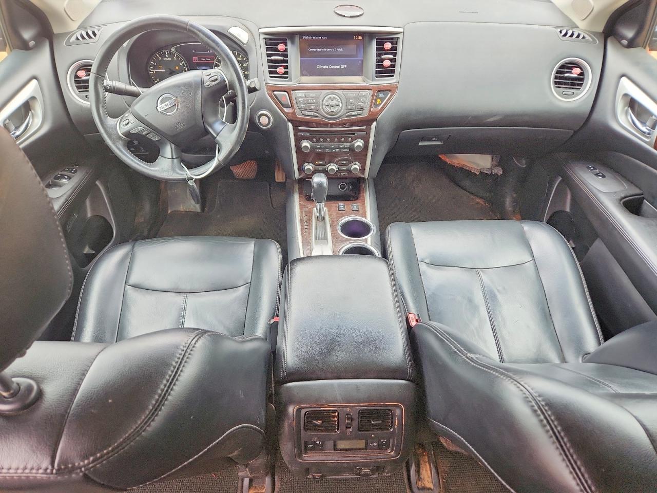 2015 Nissan Pathfinder Sl Red vin: 5N1AR2MN9FC664828