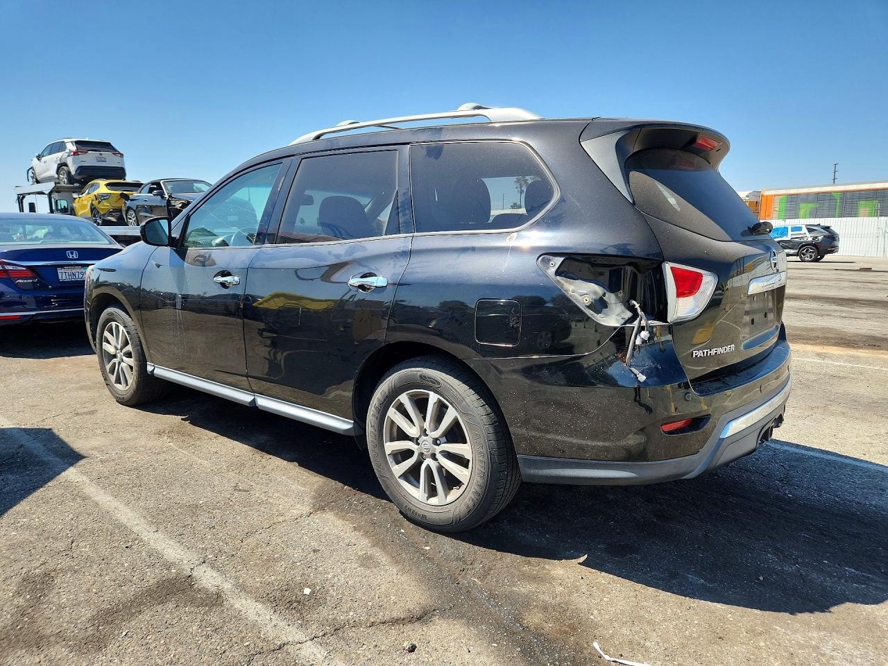 2015 Nissan Pathfinder Sv Black vin: 5N1AR2MN9FC680169