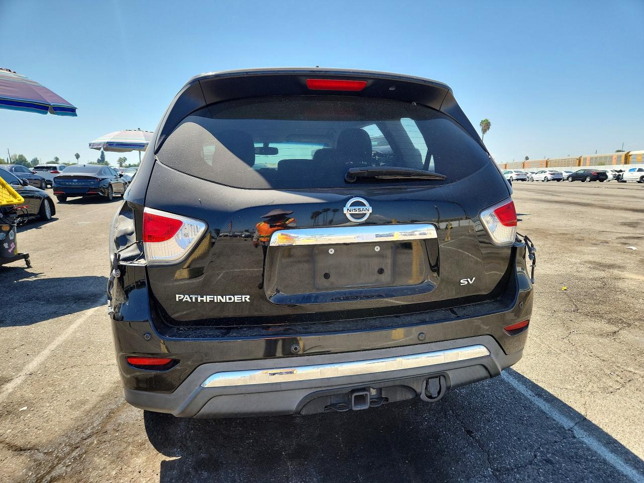 2015 Nissan Pathfinder Sv Black vin: 5N1AR2MN9FC680169