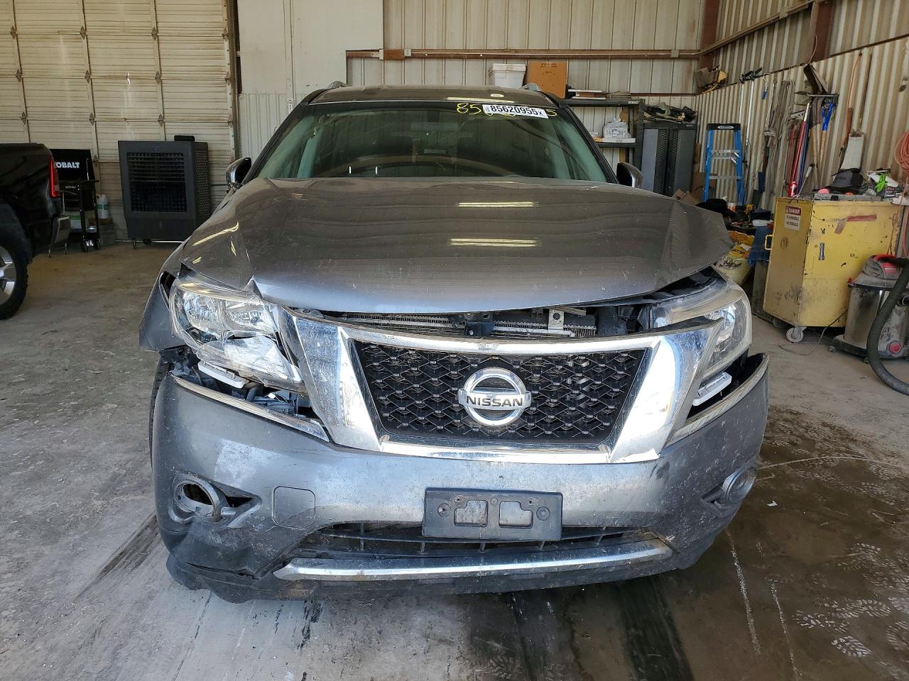 2015 Nissan Pathfinder S Gray vin: 5N1AR2MN9FC694881