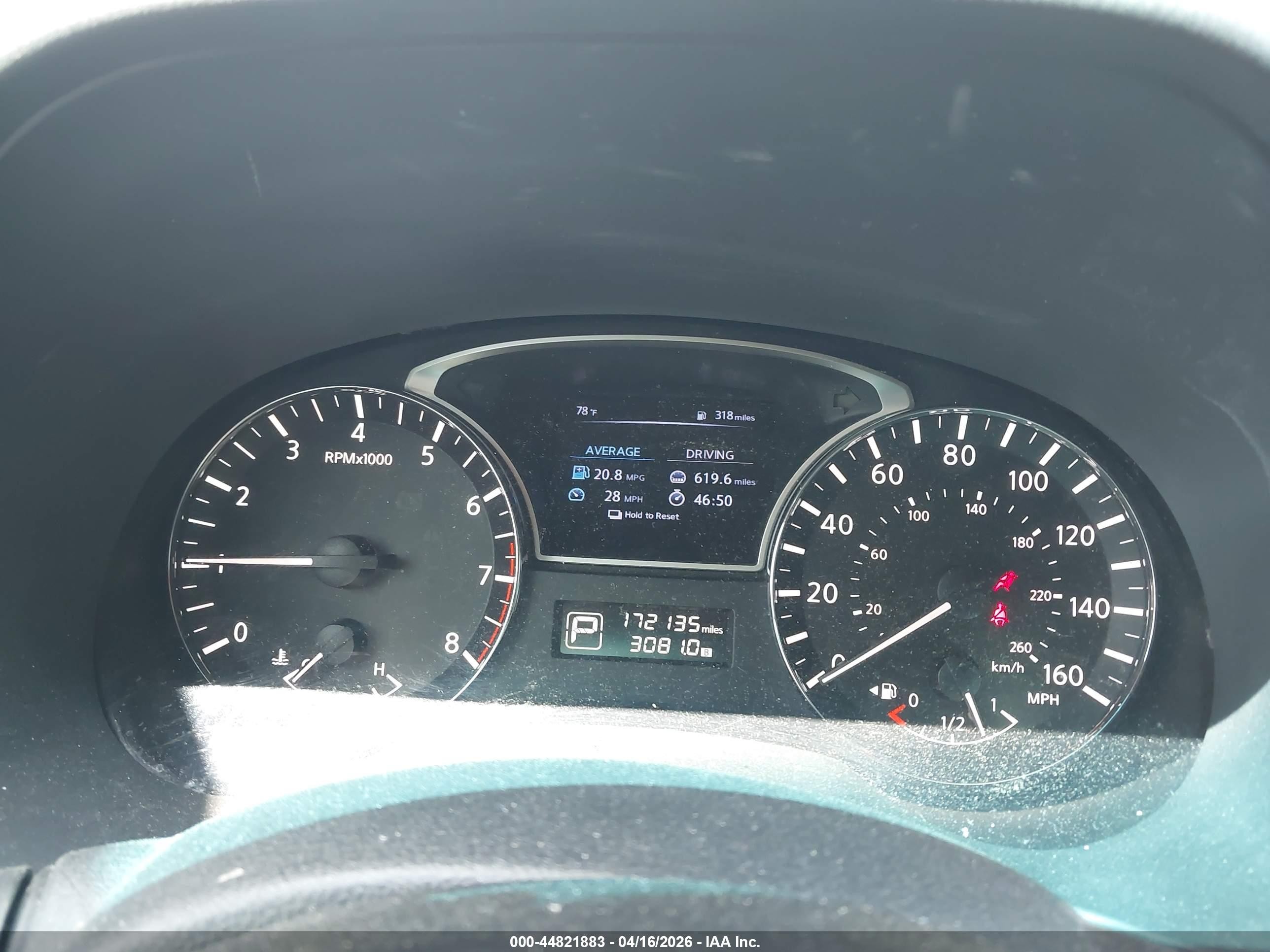 2015 Nissan Pathfinder Sv Gray vin: 5N1AR2MN9FC708469