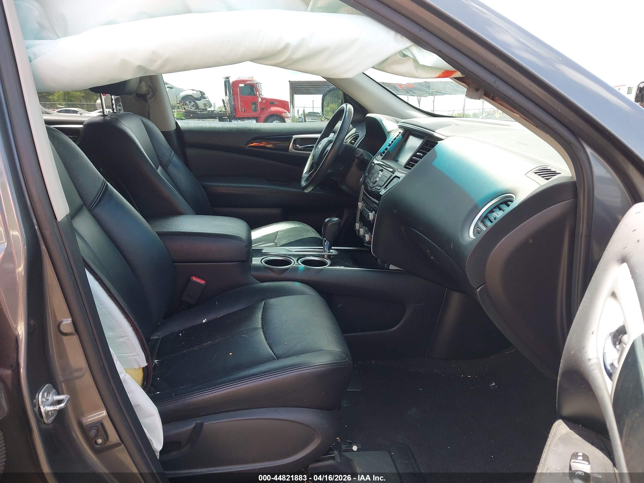 2015 Nissan Pathfinder Sv Gray vin: 5N1AR2MN9FC708469