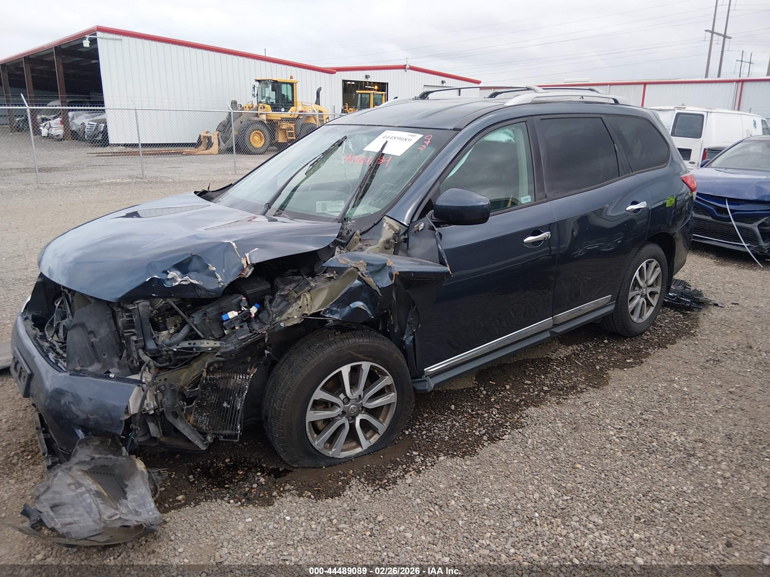 2015 Nissan Pathfinder Sl Dark Blue vin: 5N1AR2MN9FC709024