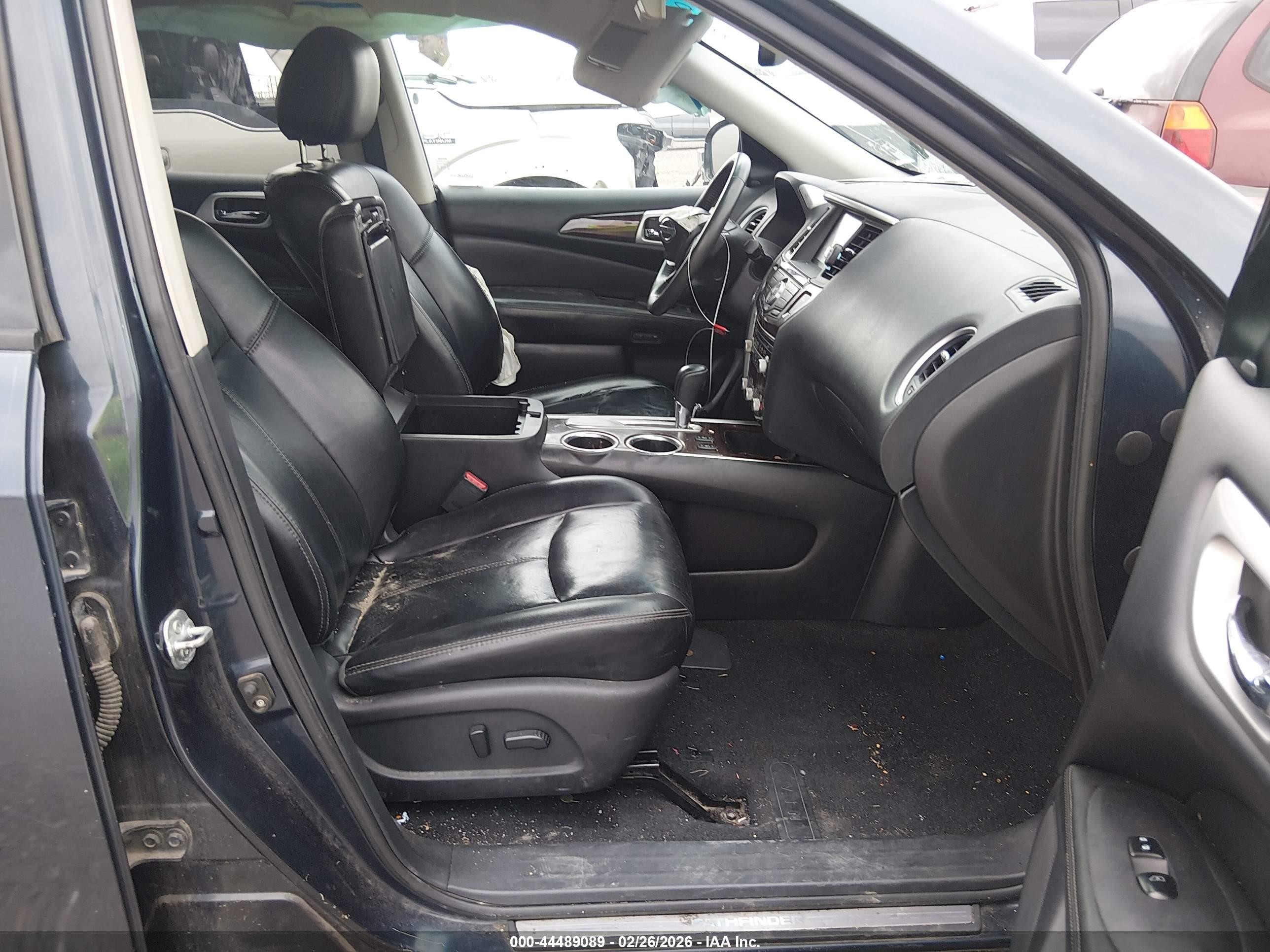 2015 Nissan Pathfinder Sl Dark Blue vin: 5N1AR2MN9FC709024