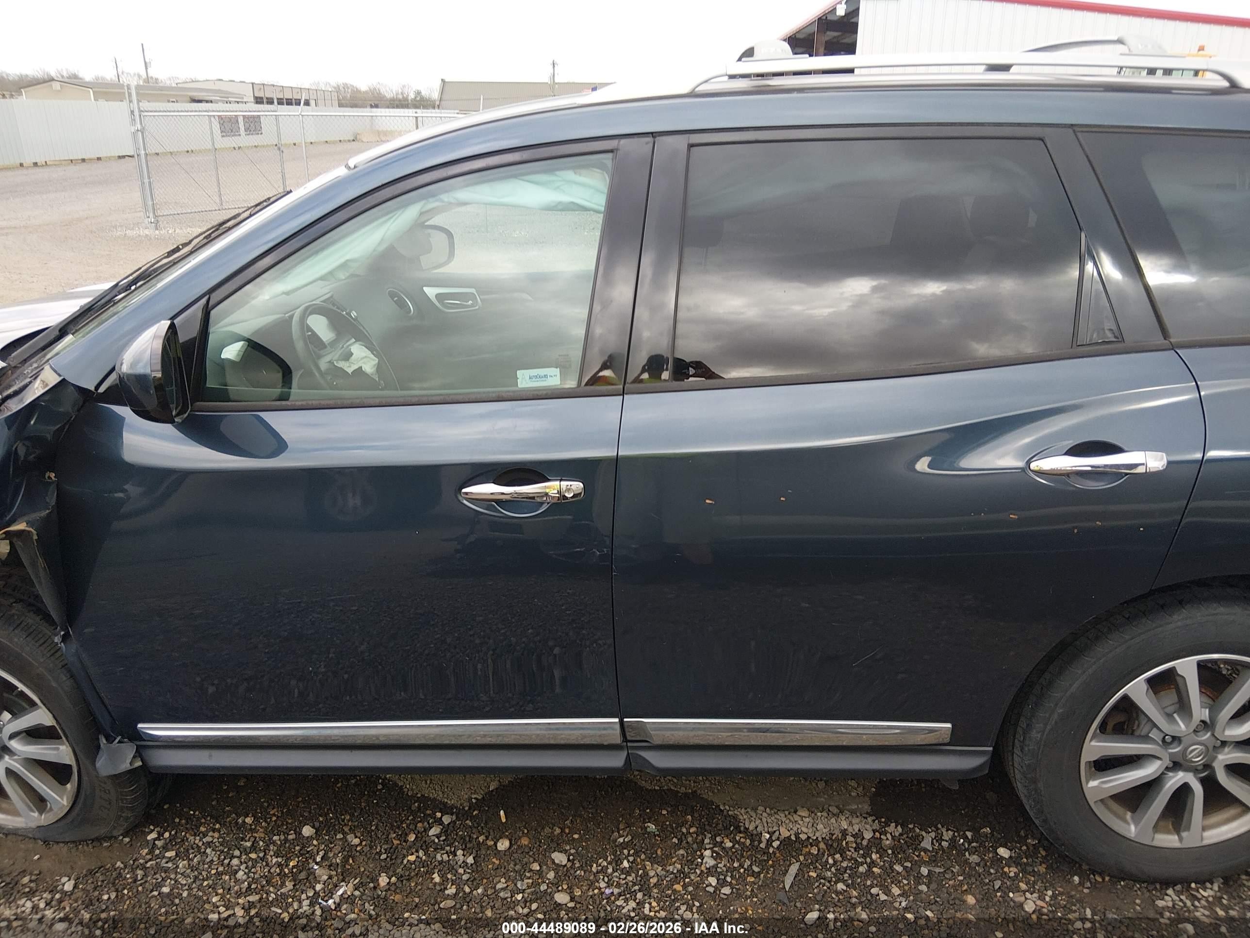 2015 Nissan Pathfinder Sl Dark Blue vin: 5N1AR2MN9FC709024