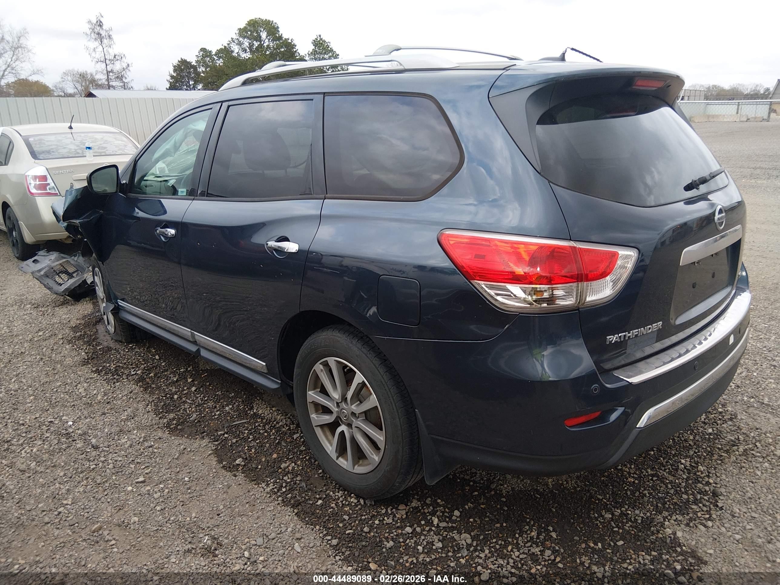2015 Nissan Pathfinder Sl Dark Blue vin: 5N1AR2MN9FC709024