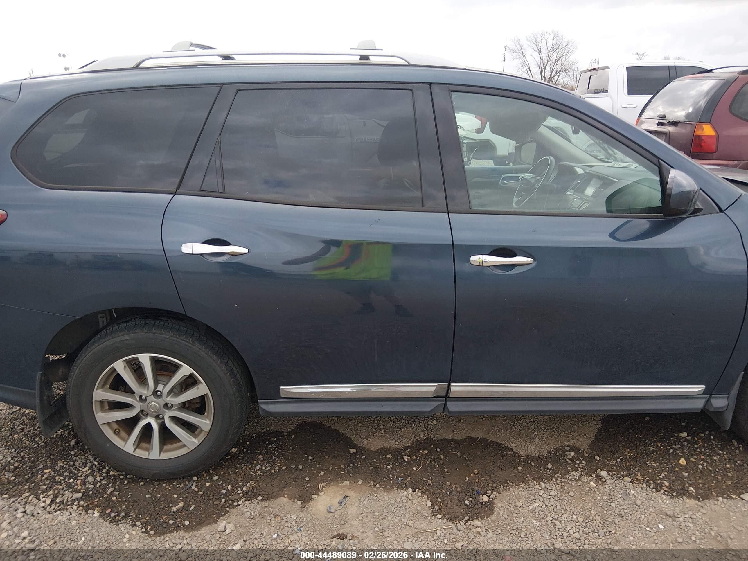 2015 Nissan Pathfinder Sl Dark Blue vin: 5N1AR2MN9FC709024