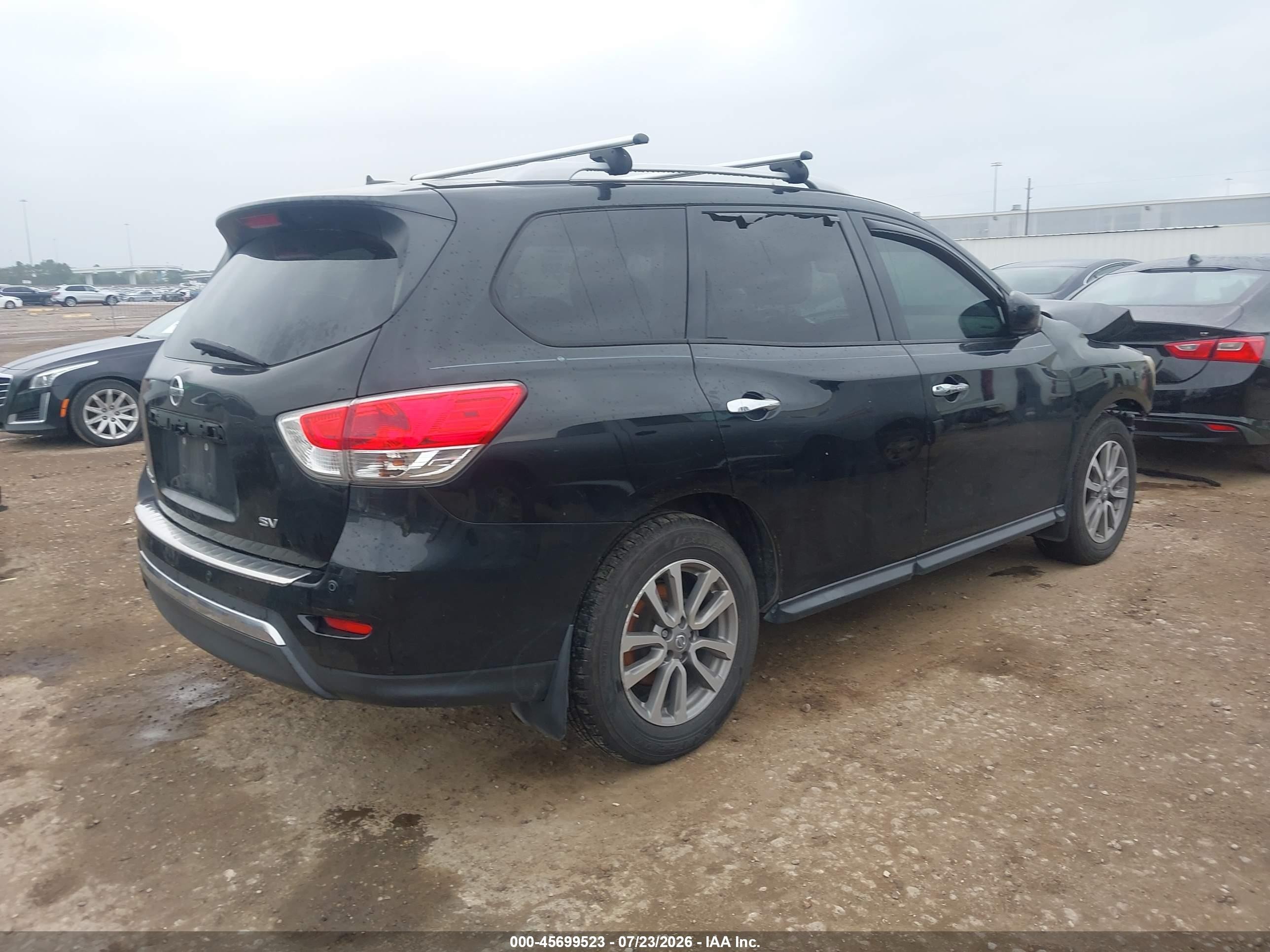 2015 Nissan Pathfinder Sv Black vin: 5N1AR2MN9FC718340