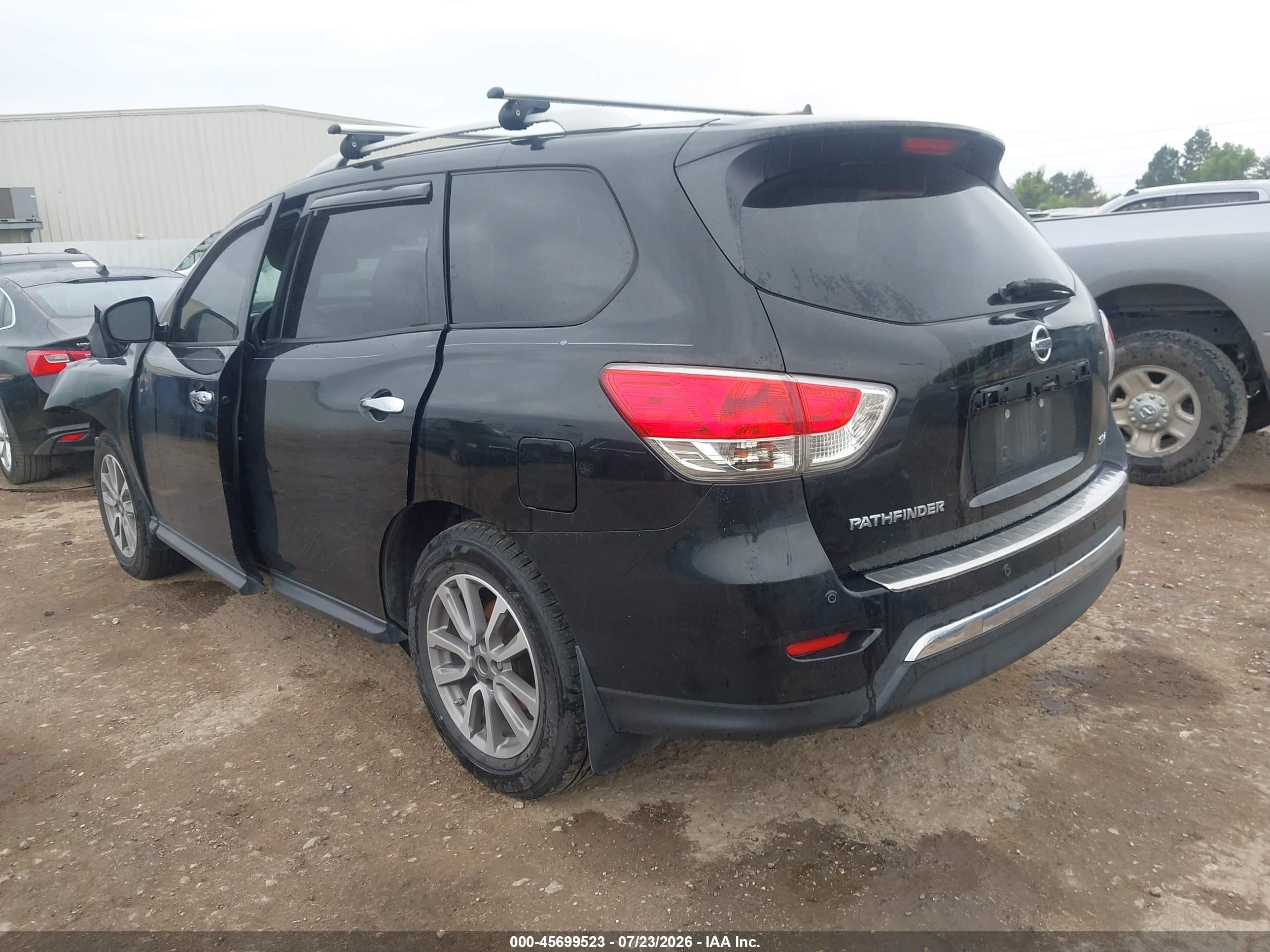2015 Nissan Pathfinder Sv Black vin: 5N1AR2MN9FC718340