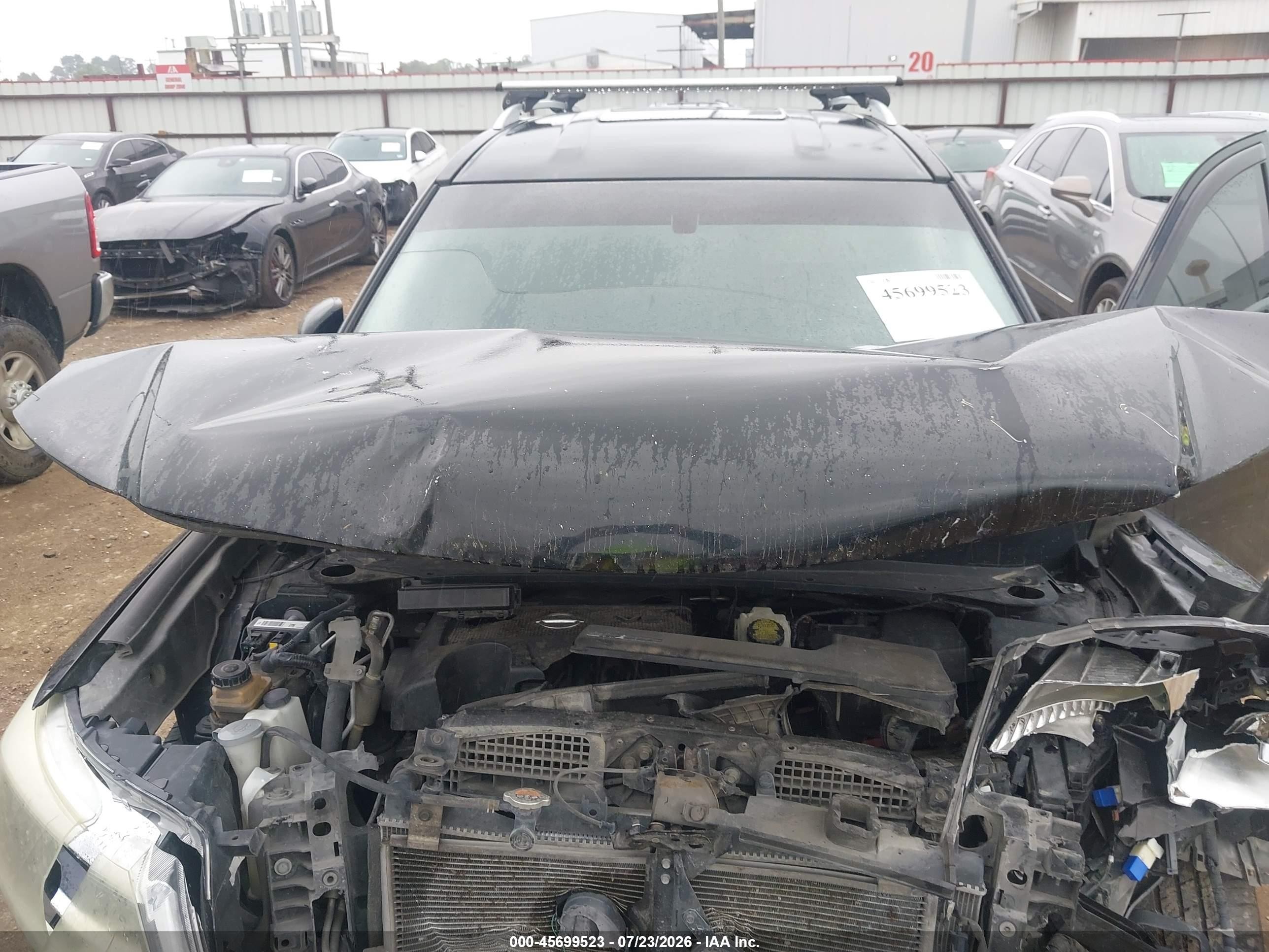 2015 Nissan Pathfinder Sv Black vin: 5N1AR2MN9FC718340