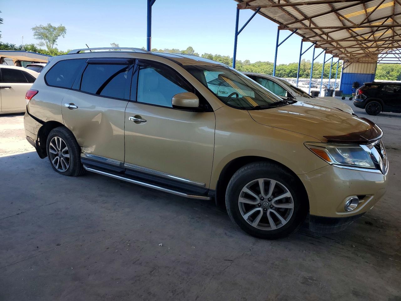 2013 Nissan Pathfinder S Beige vin: 5N1AR2MNXDC623329