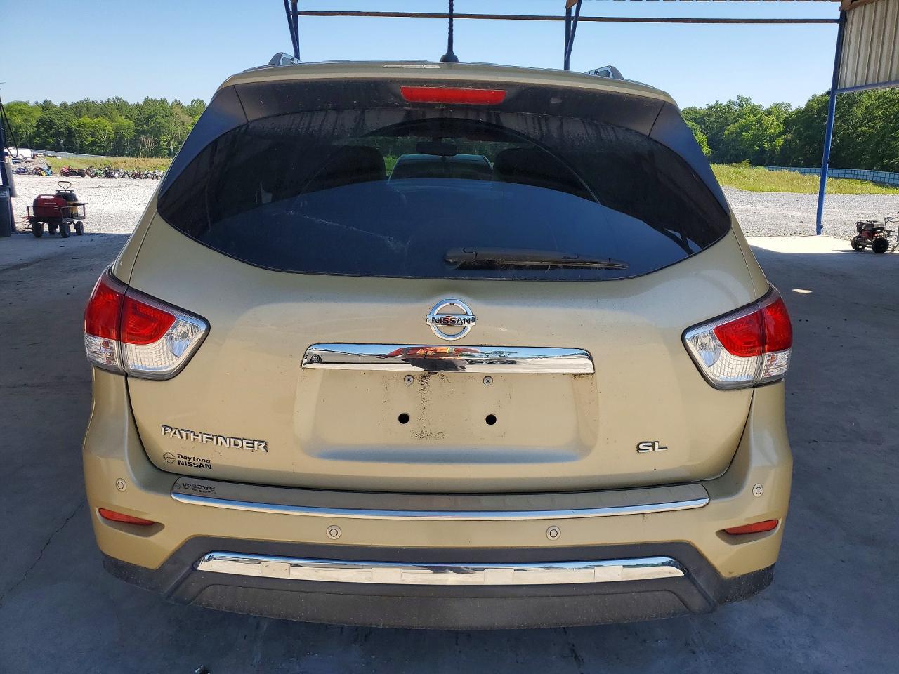 2013 Nissan Pathfinder S Beige vin: 5N1AR2MNXDC623329
